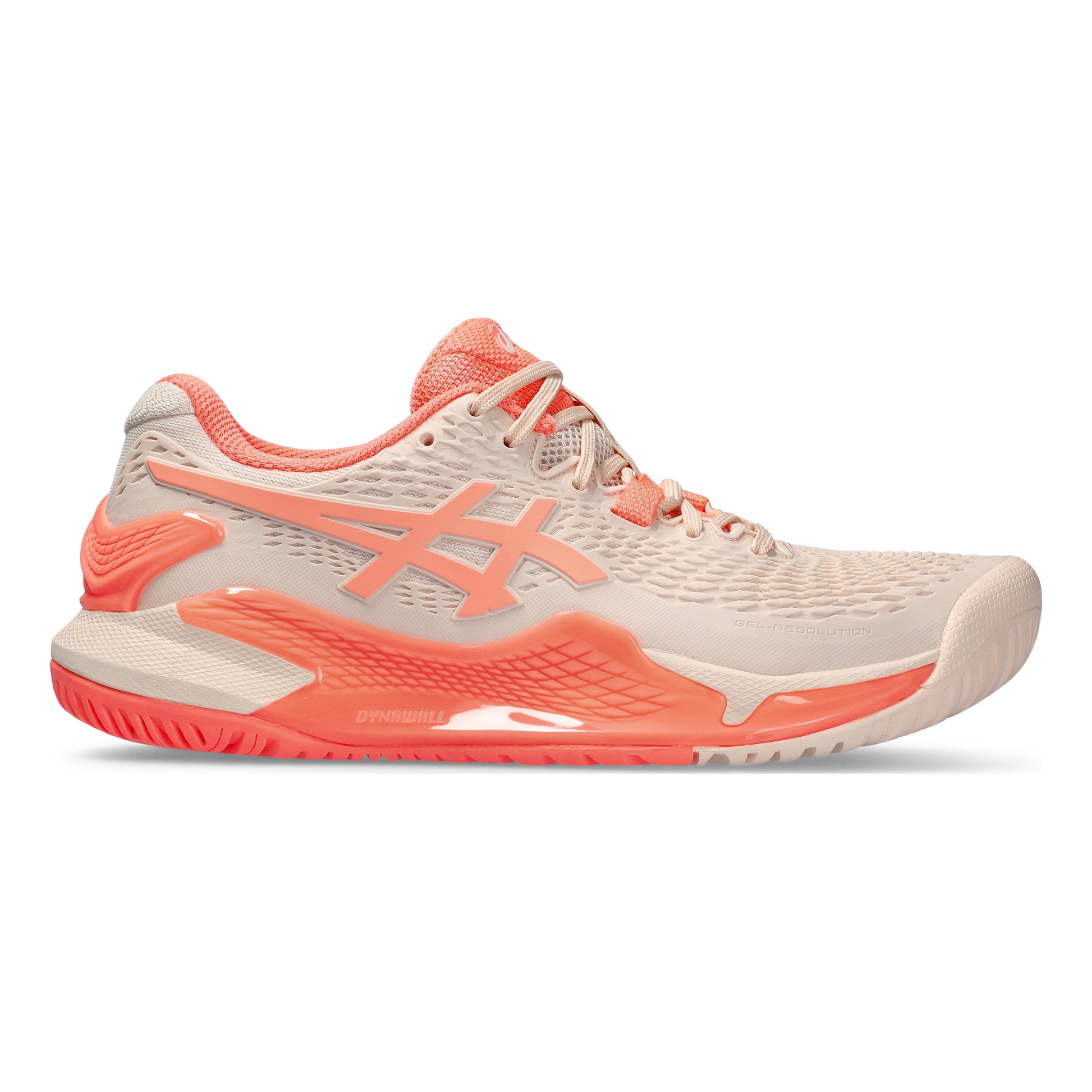 ASICS Gel-Resolution 9 Zapatilla todas las superficies Mujeres - albaricoque, coral