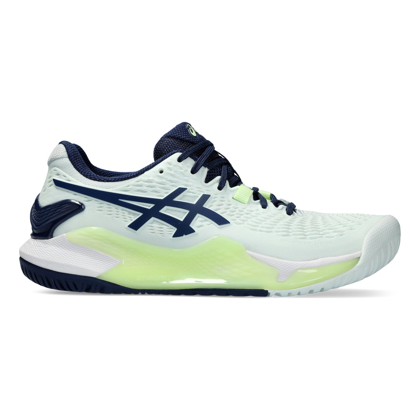 ASICS Gel-Resolution 9 Zapatilla todas las superficies Mujeres - menta, azul oscuro