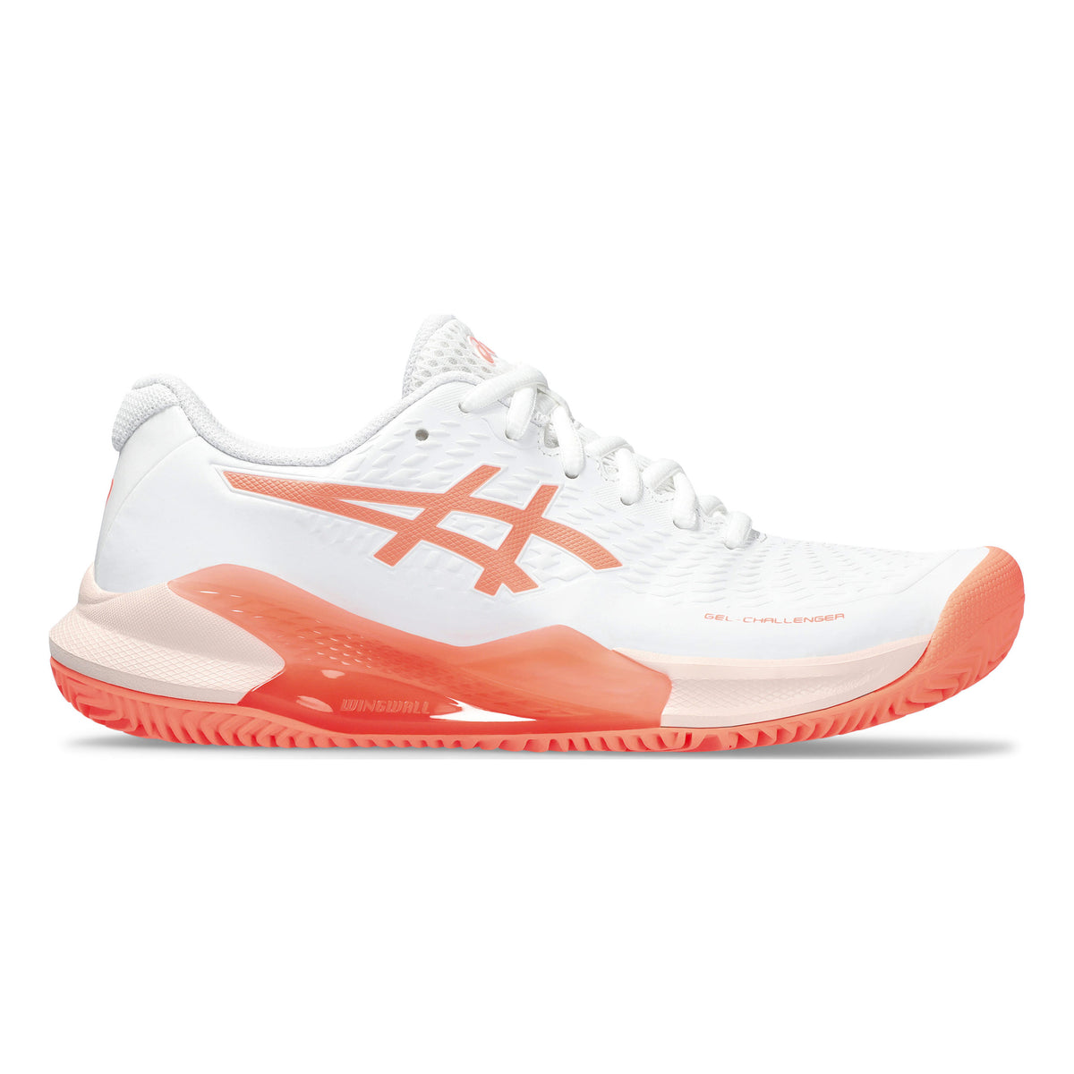 ASICS Gel-Challenger 14 Zapatilla tierra batida Mujeres - blanco, coral