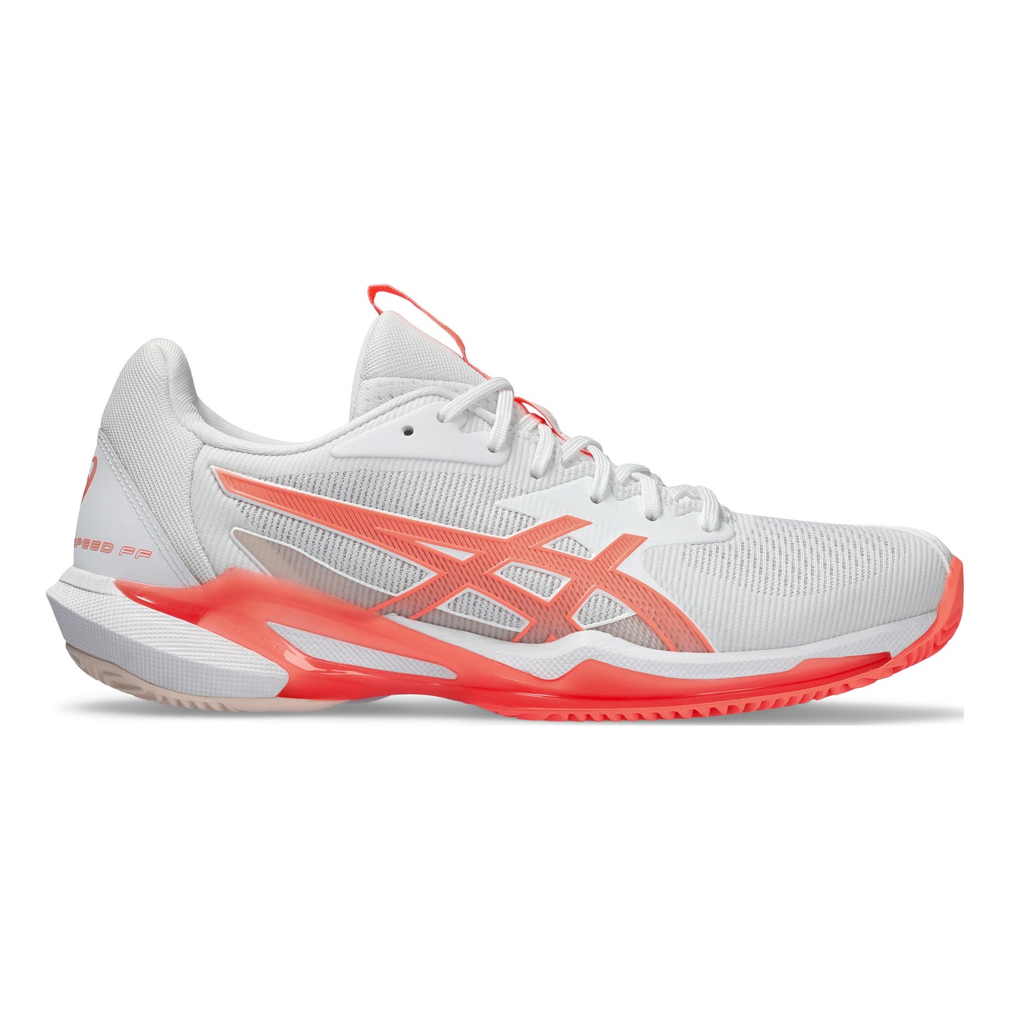 ASICS Solution Speed FF 3 Zapatilla tierra batida Mujeres - blanco, coral