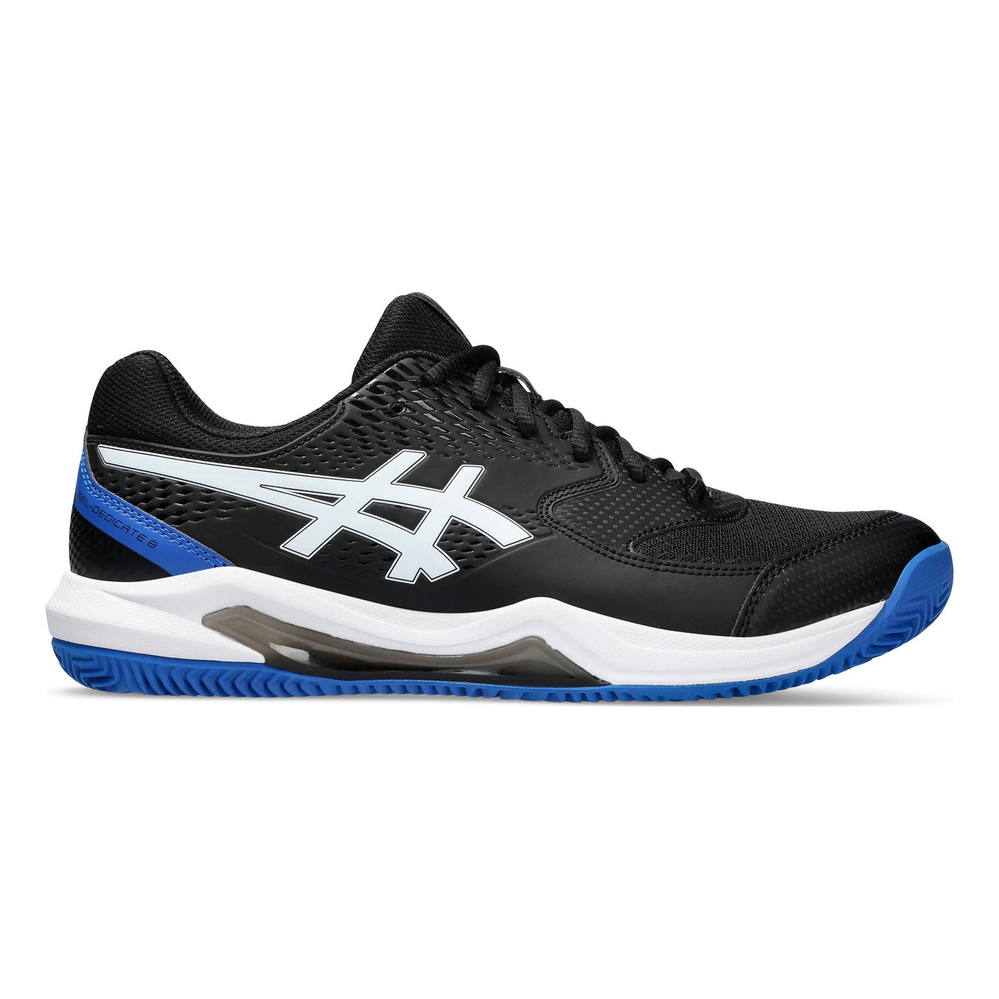 ASICS Gel-Dedicate 8 Zapatilla tierra batida Hombres - negro, blanco