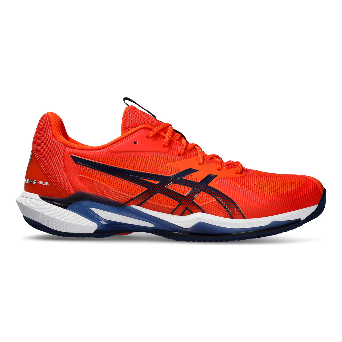 ASICS Solution Speed FF 3 Zapatilla tierra batida Hombres - naranja, azul oscuro