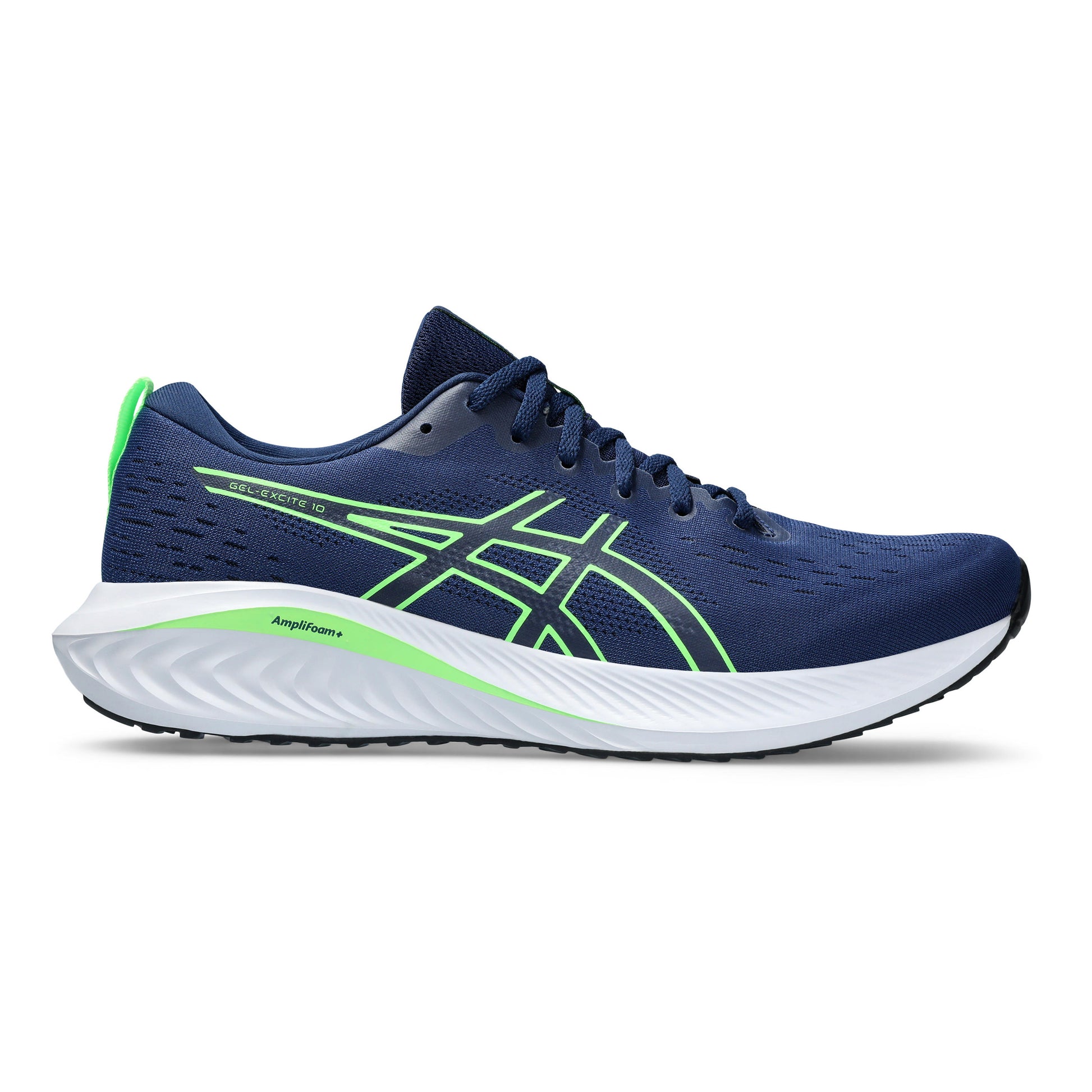 ASICS Gel-Excite 10 Zapatilla neutral Hombres - azul oscuro, verde neón