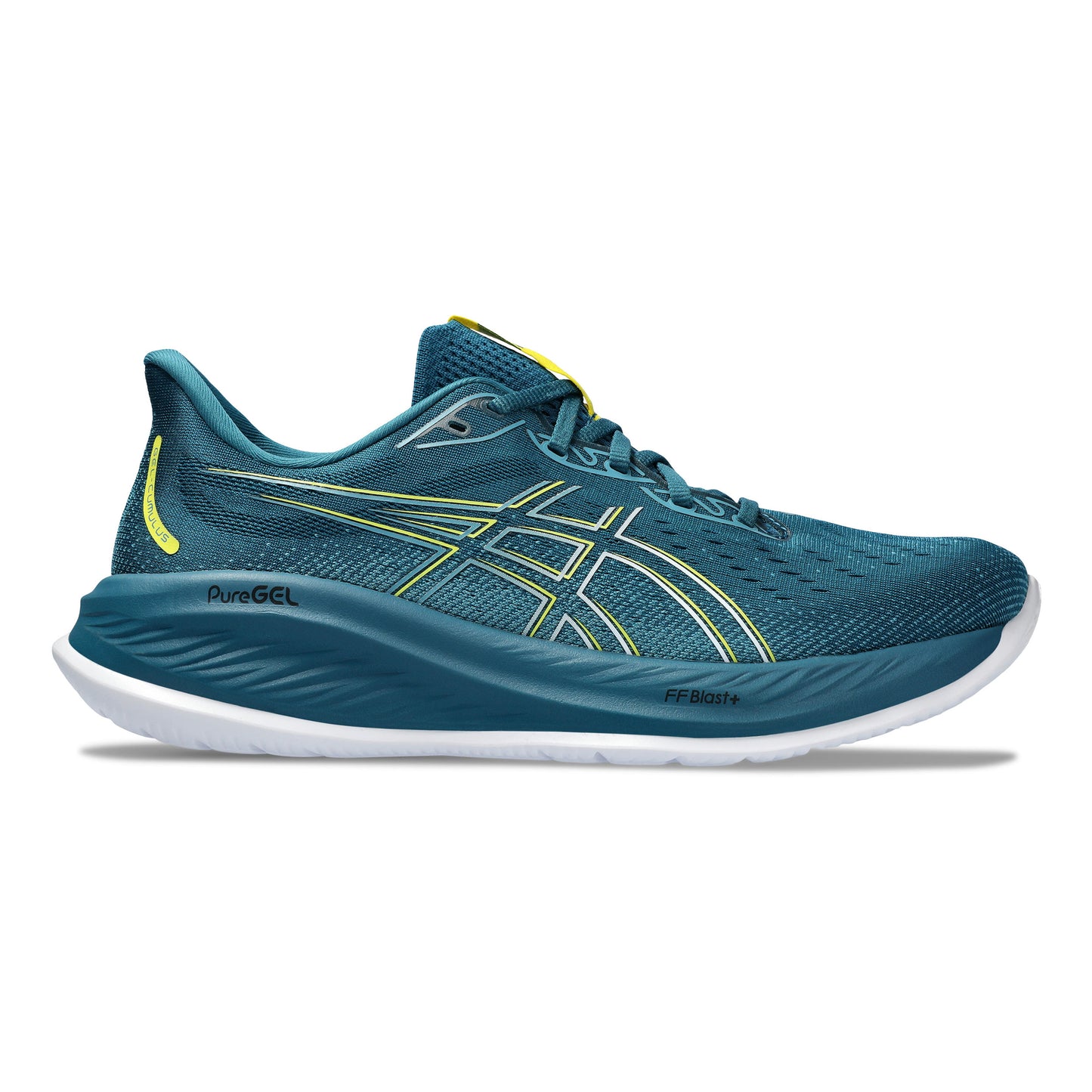 ASICS Gel-Cumulus 26 Zapatilla neutral Hombres - color petróleo, verde neón