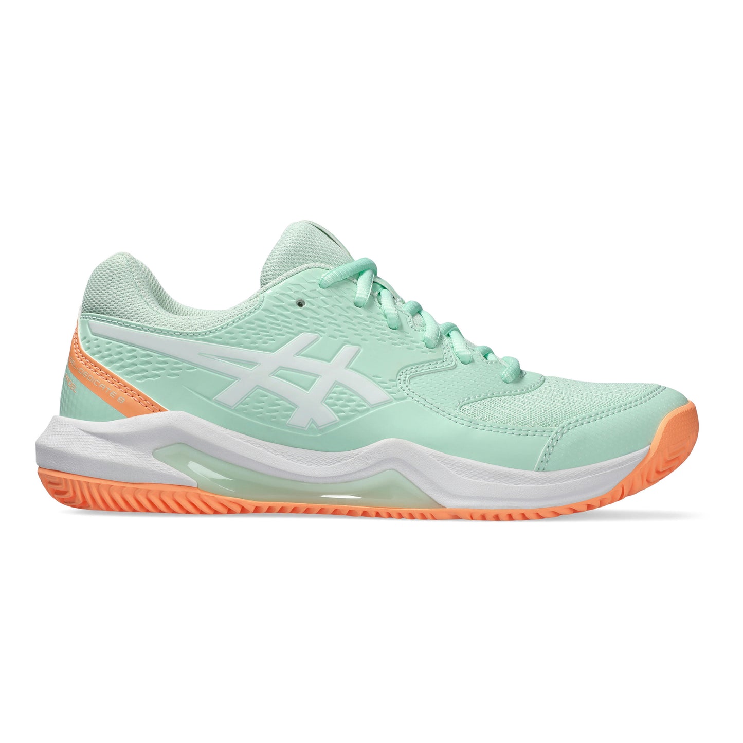 ASICS Gel-Dedicate 8 Zapatilla de pádel Mujeres - mint, albaricoque