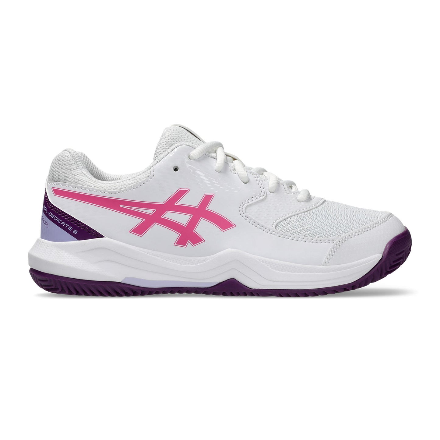 ASICS GEL-DEDICATE 8 PADEL GS Zapatilla de pádel Niños-blanco, rosa