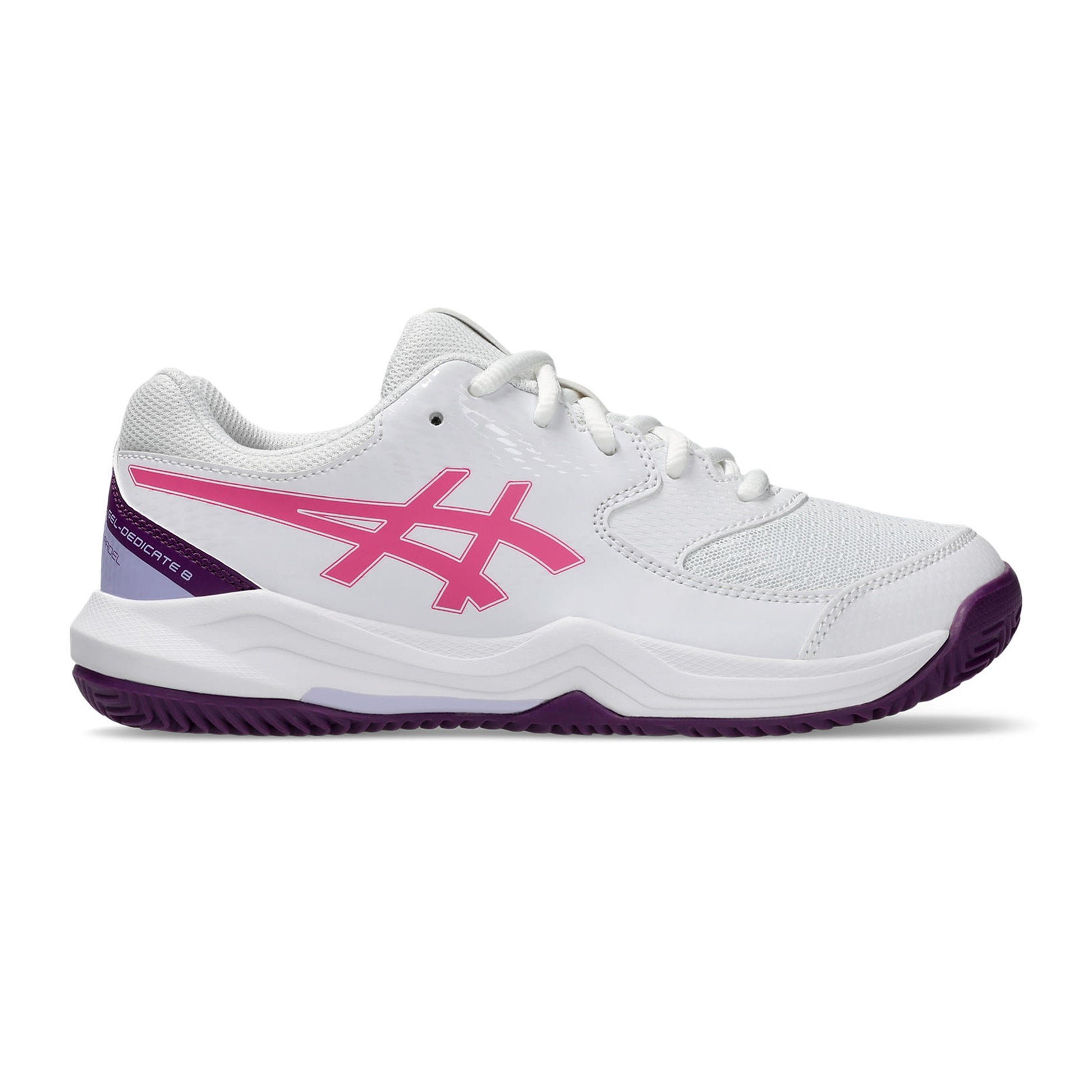 ASICS GEL-DEDICATE 8 PADEL GS Zapatilla de pádel Niños-blanco, rosa