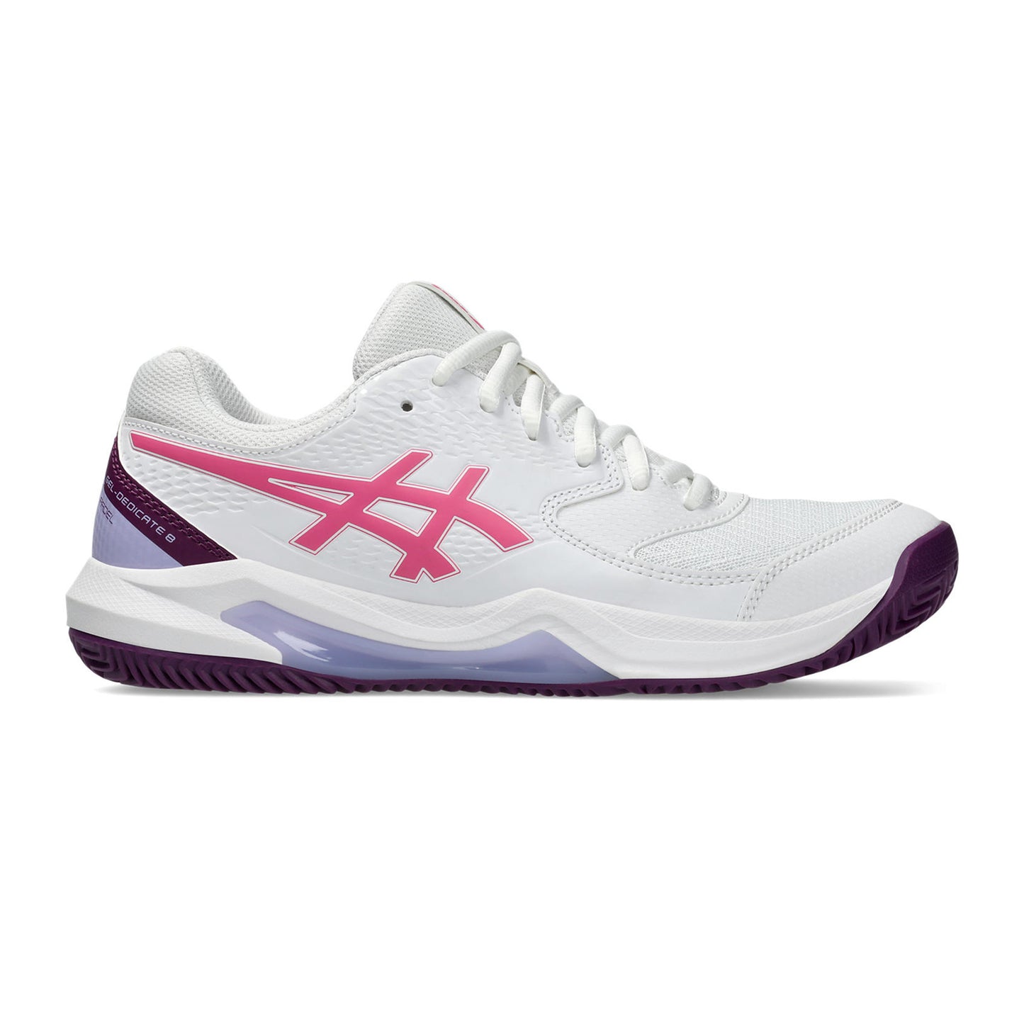 ASICS Gel-Dedicate 8 Zapatilla de pádel Mujeres - blanco, lila