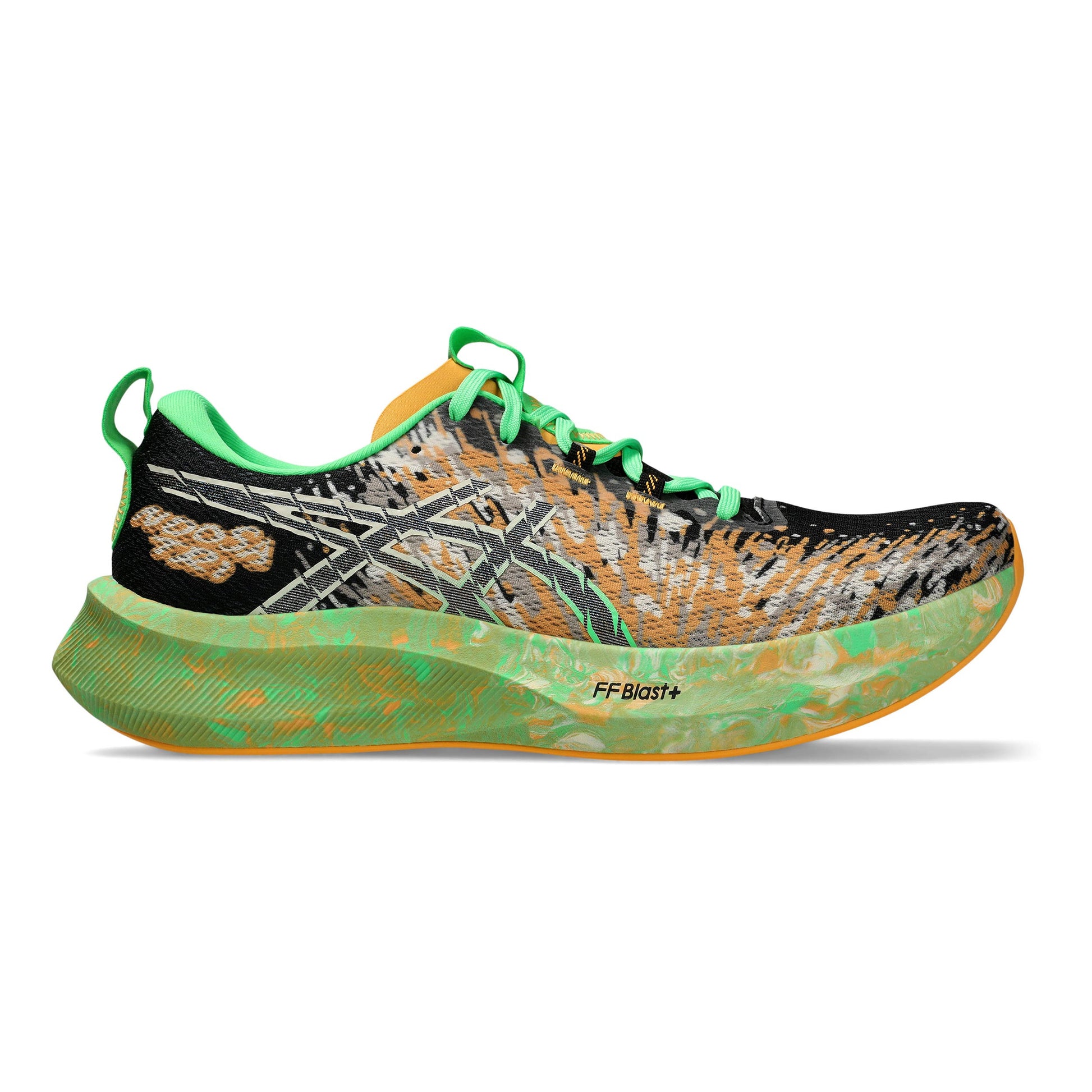 ASICS Noosa Tri 16 Zapatilla de competición Hombres-verde, negro