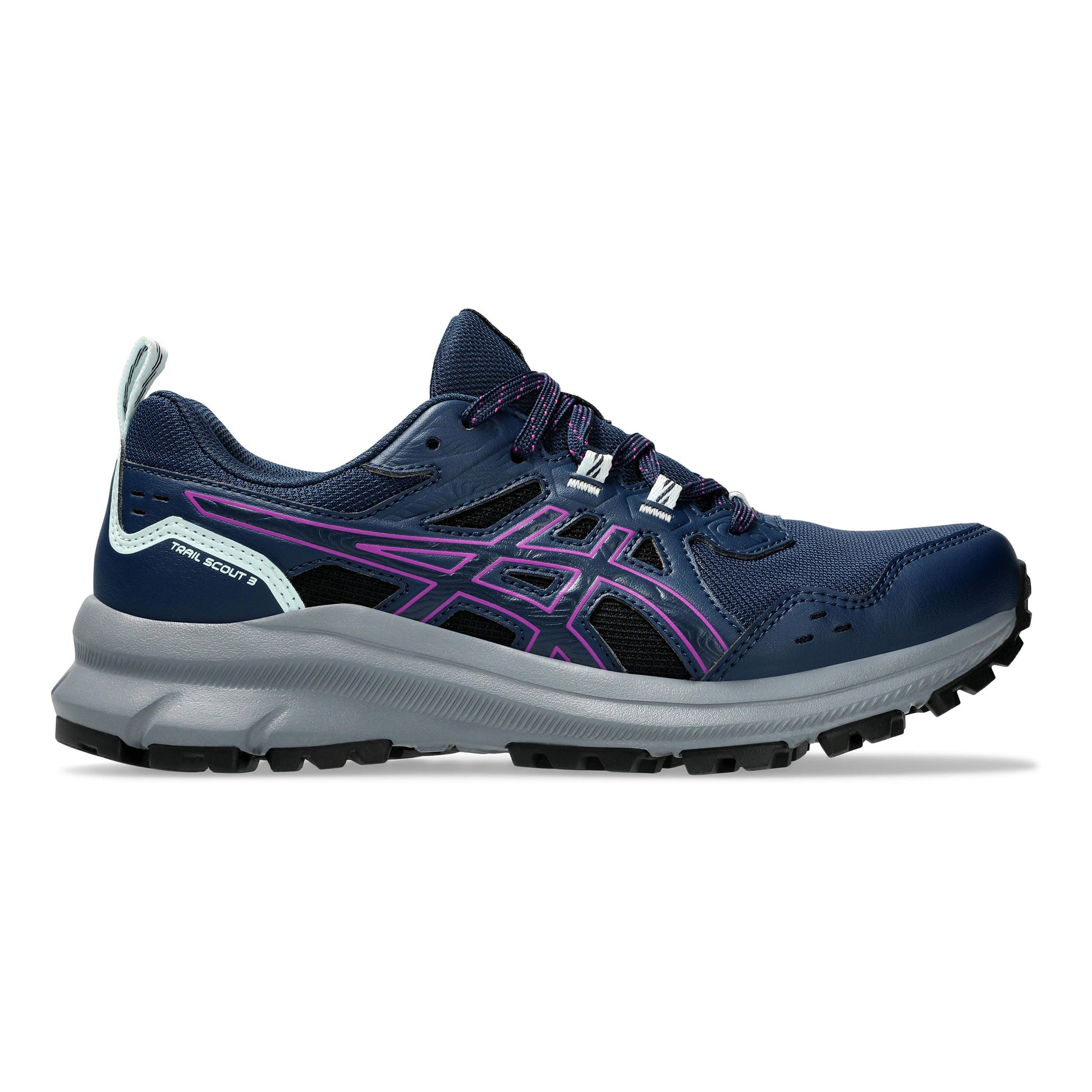 ASICS Trail Scout 3 Zapatilla trail Mujeres - azul oscuro, gris