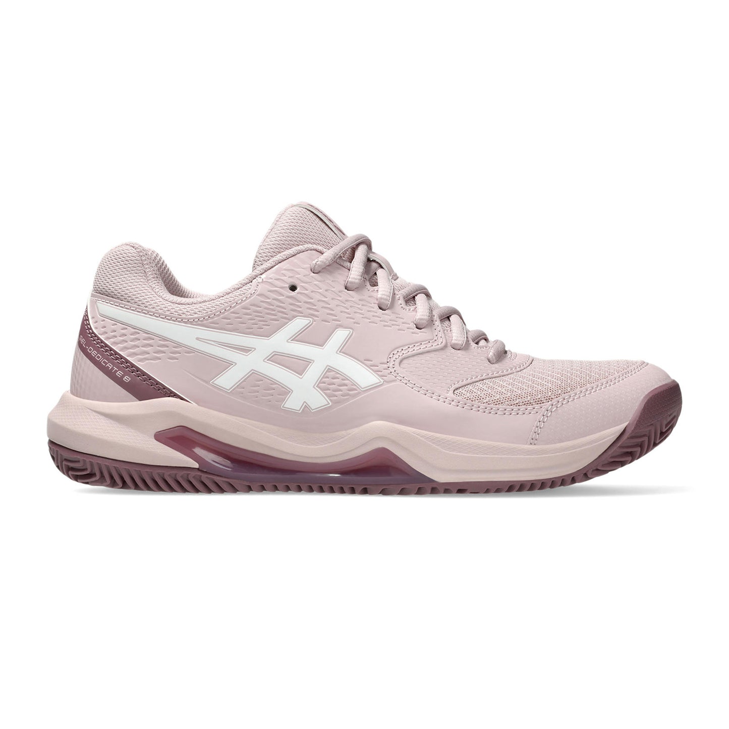 ASICS Gel-Dedicate 8 Zapatilla tierra batida Mujeres - rosa viejo, malva