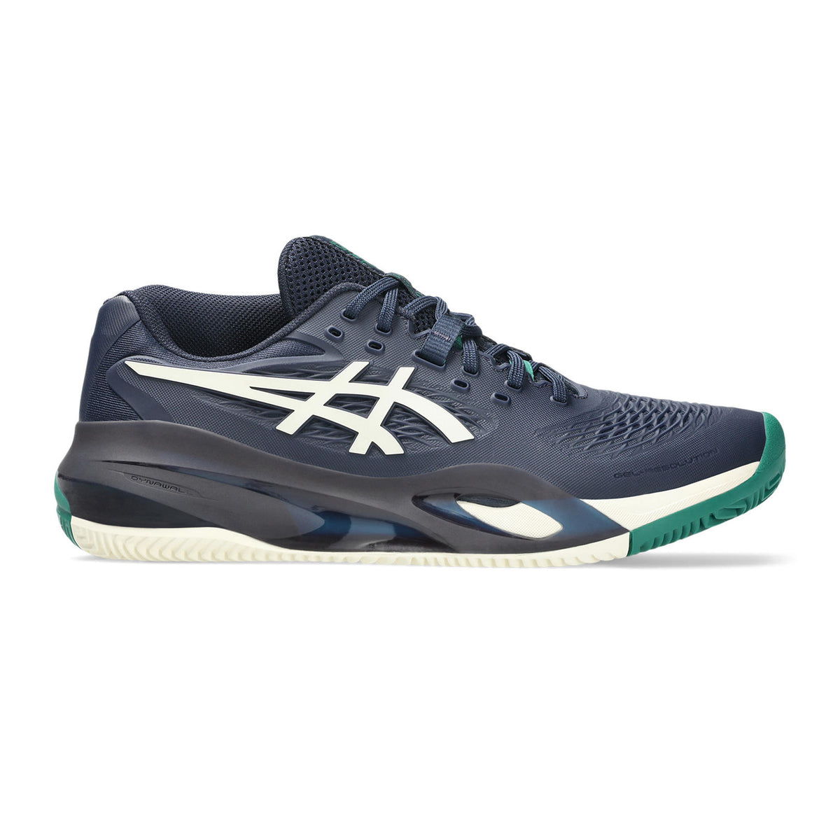 ASICS Gel-Resolution X Zapatilla tierra batida Hombres - azul oscuro, crema