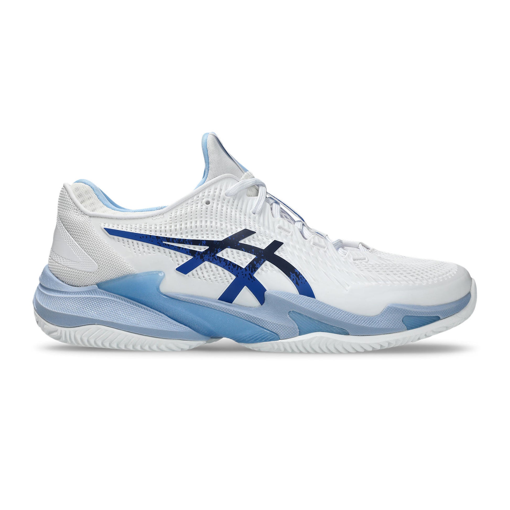 ASICS Court FF 3 Novak Zapatilla tierra batida Hombres - blanco, turquesa