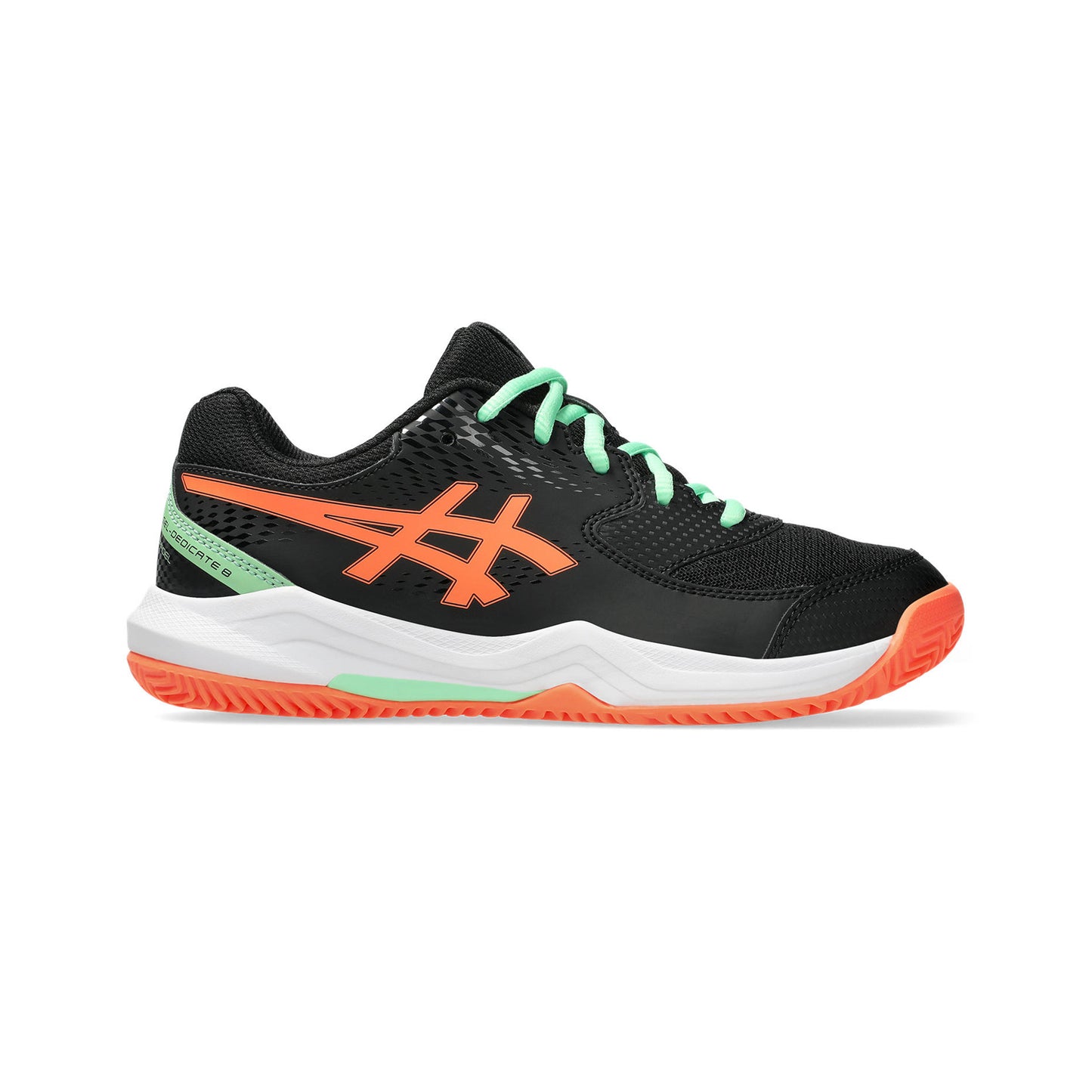 ASICS GEL-DEDICATE 8 PADEL GS Zapatilla de pádel Niños-negro, coral