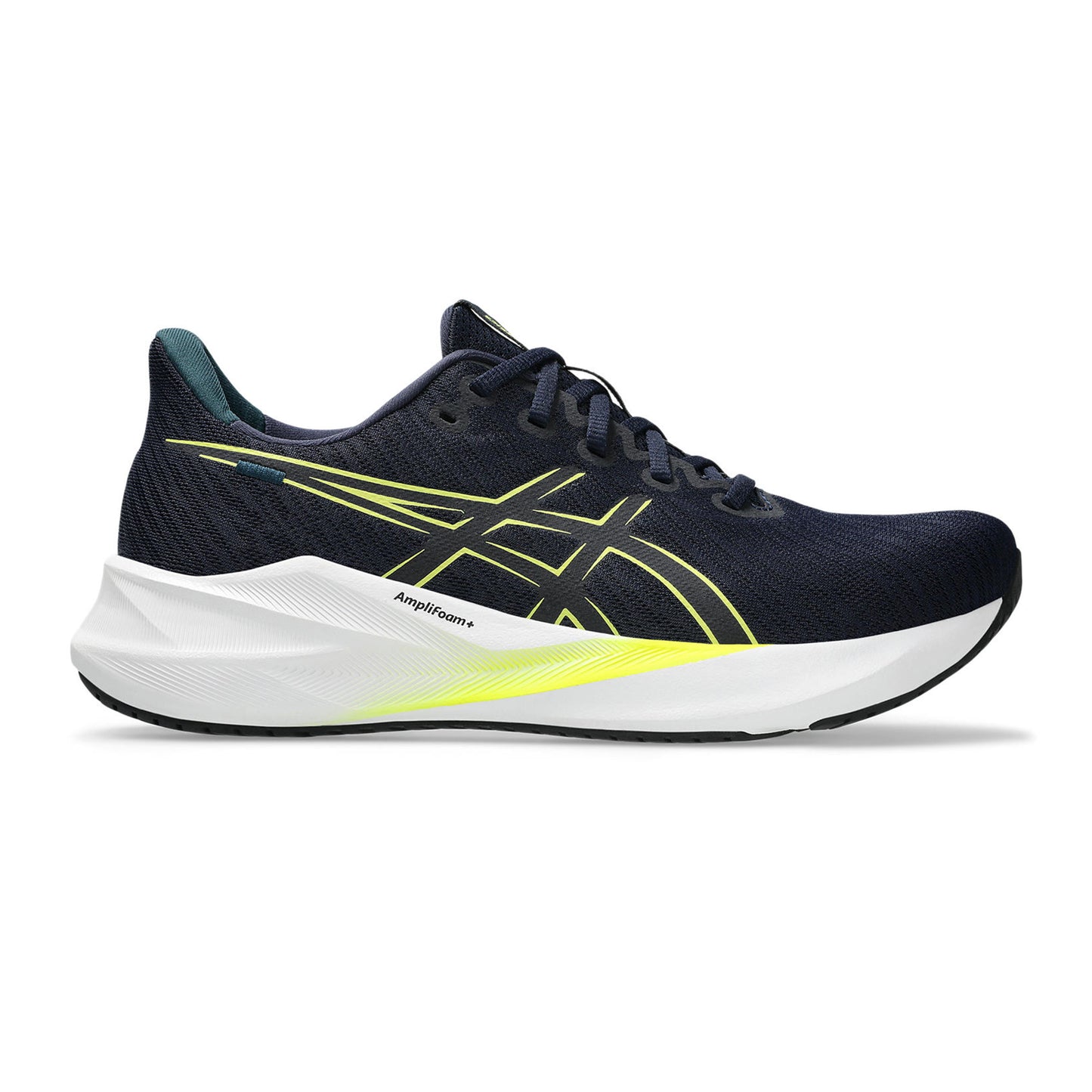 ASICS Versablast 4 Zapatilla neutral Hombres-azul oscuro, amarillo limón