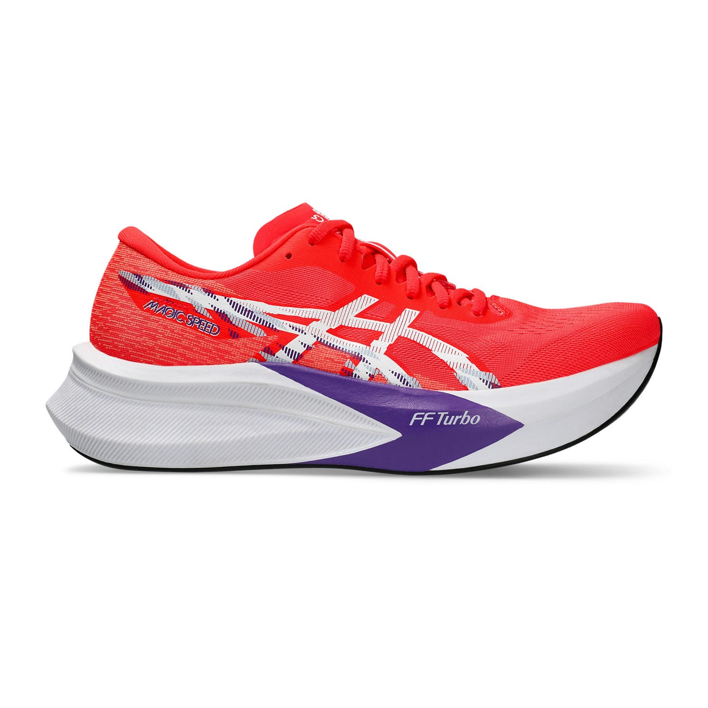 ASICS Magic Speed 4 Zapatilla De Competición Hombres-Coral,Blanco