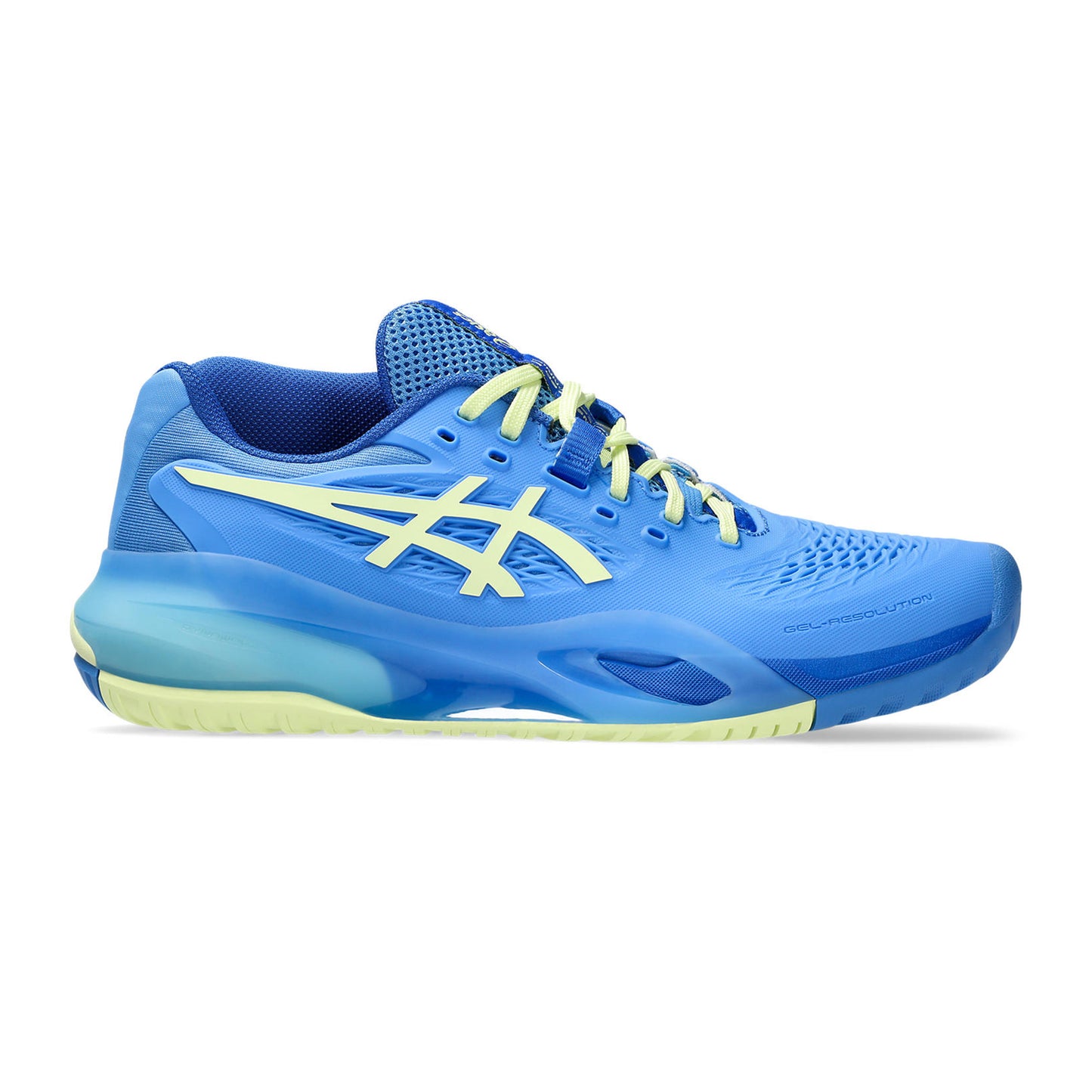 ASICS Gel-Resolution X Zapatilla todas las superficies Mujeres - azul, lima