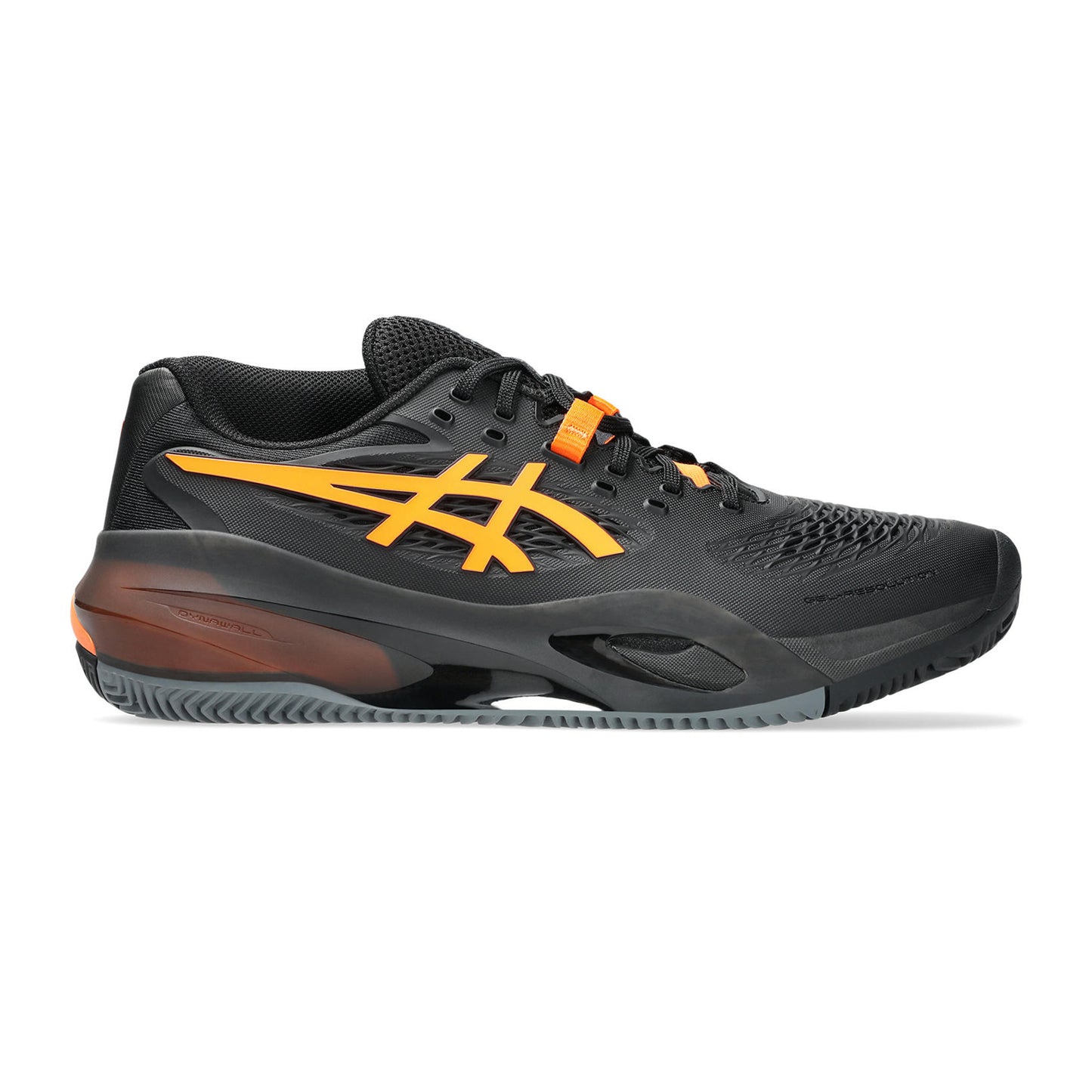 ASICS Gel-Resolution X Zapatilla tierra batida Hombres - negro, naranja neón