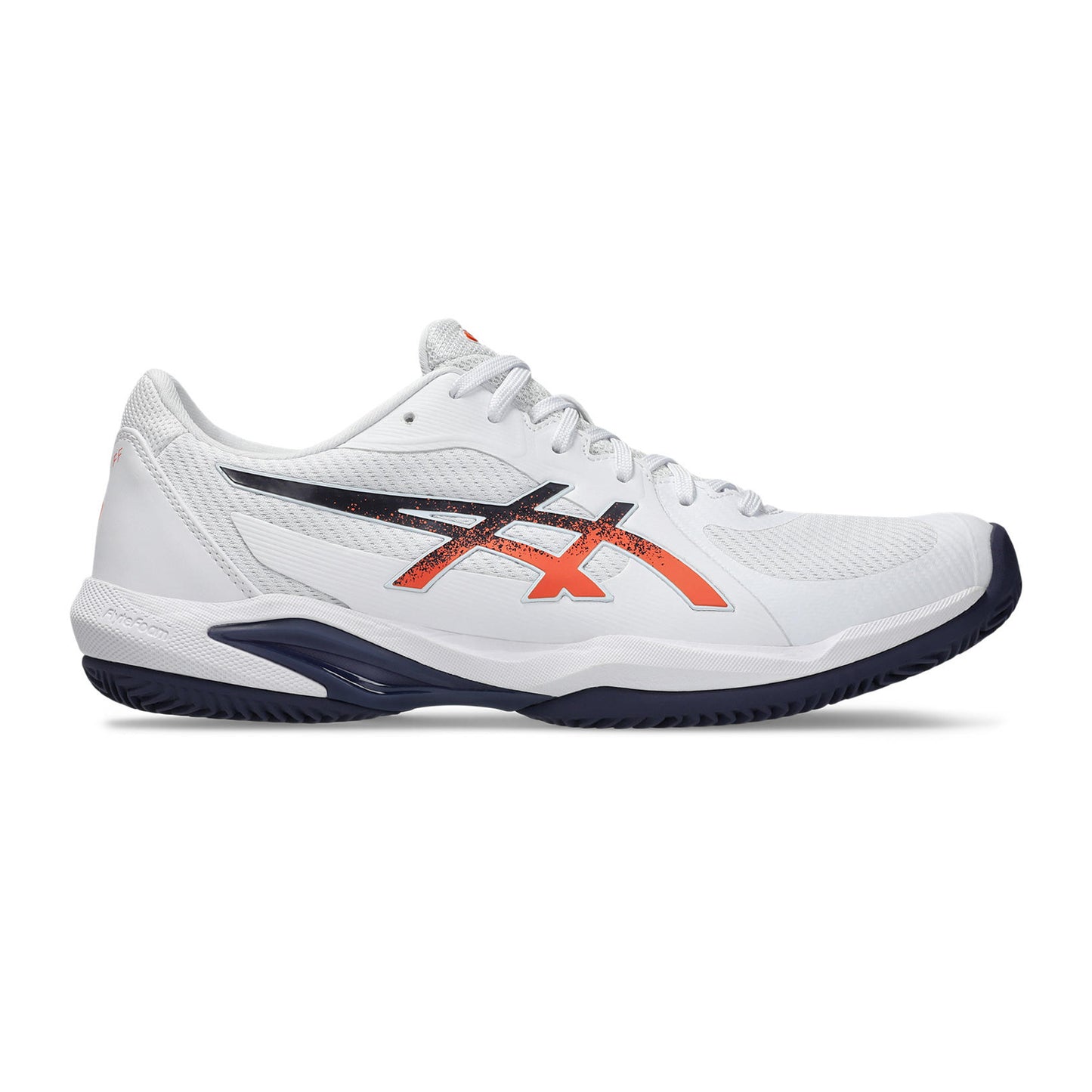 ASICS Solution Swift FF 2 Zapatilla tierra batida Hombres - blanco, naranja