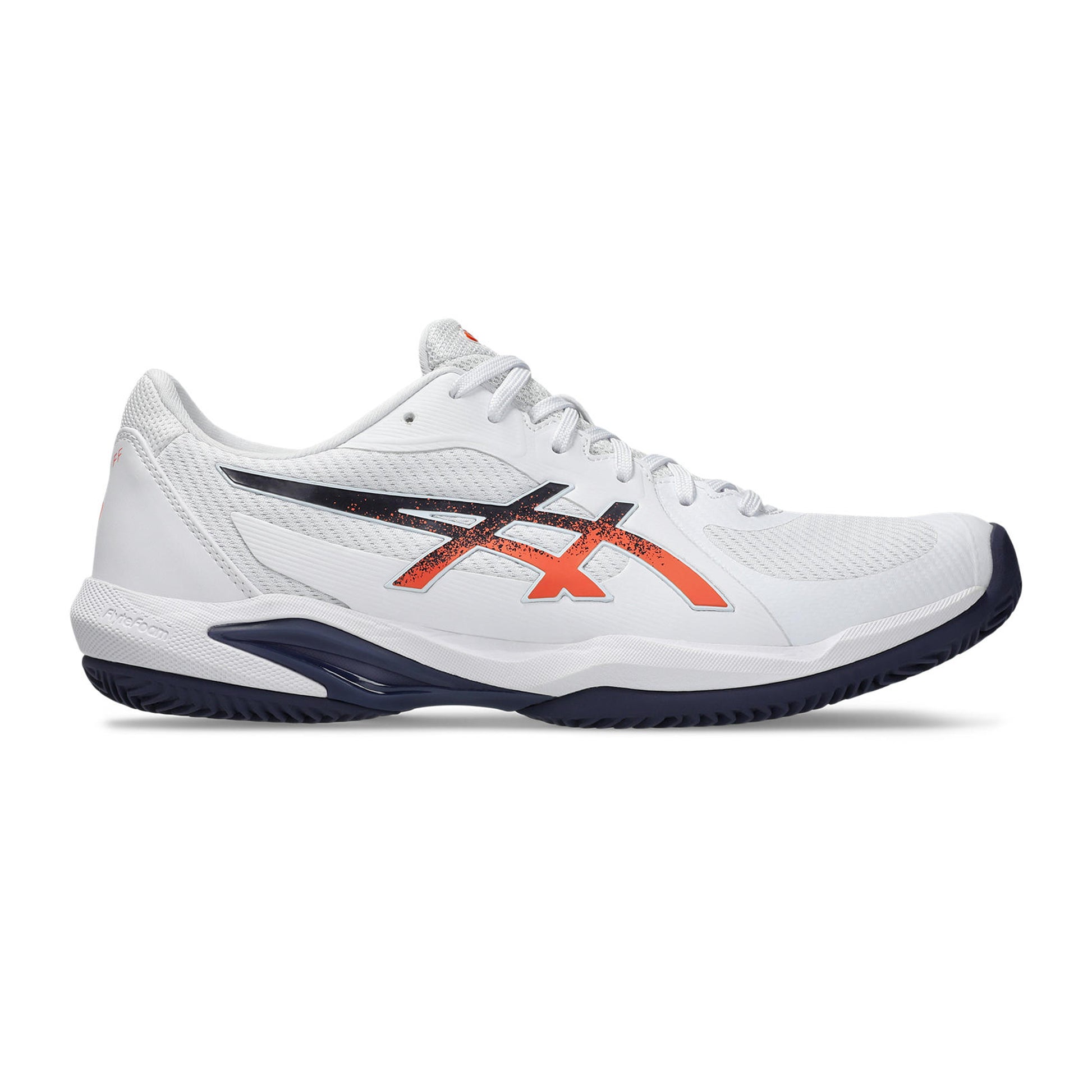 ASICS Solution Swift FF 2 Zapatilla tierra batida Hombres - blanco, naranja