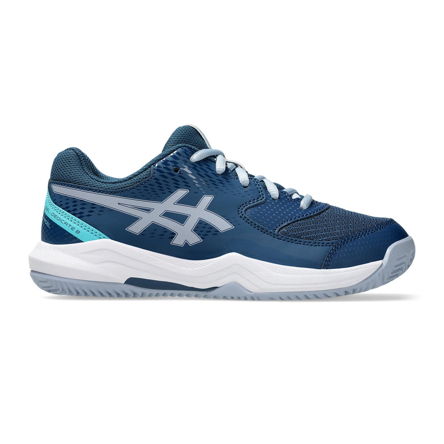 ASICS GEL-DEDICATE 8 PADEL GS Zapatilla de pádel Niños-color petróleo, azul-gris