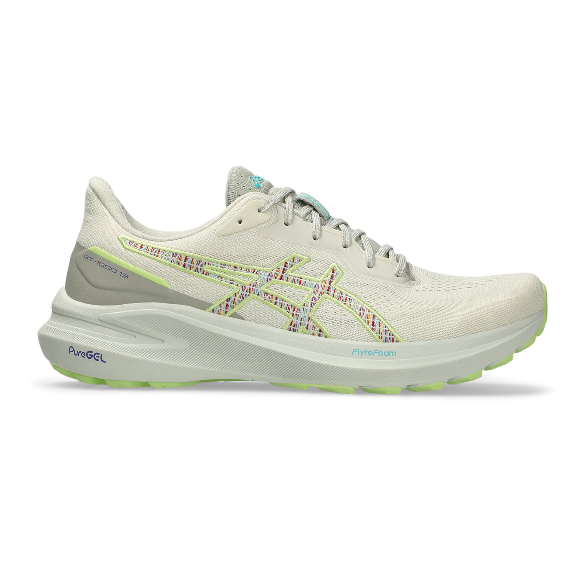 ASICS GT-1000 13 TR Zapatilla De Estabilidad Hombres-Beige,Lima