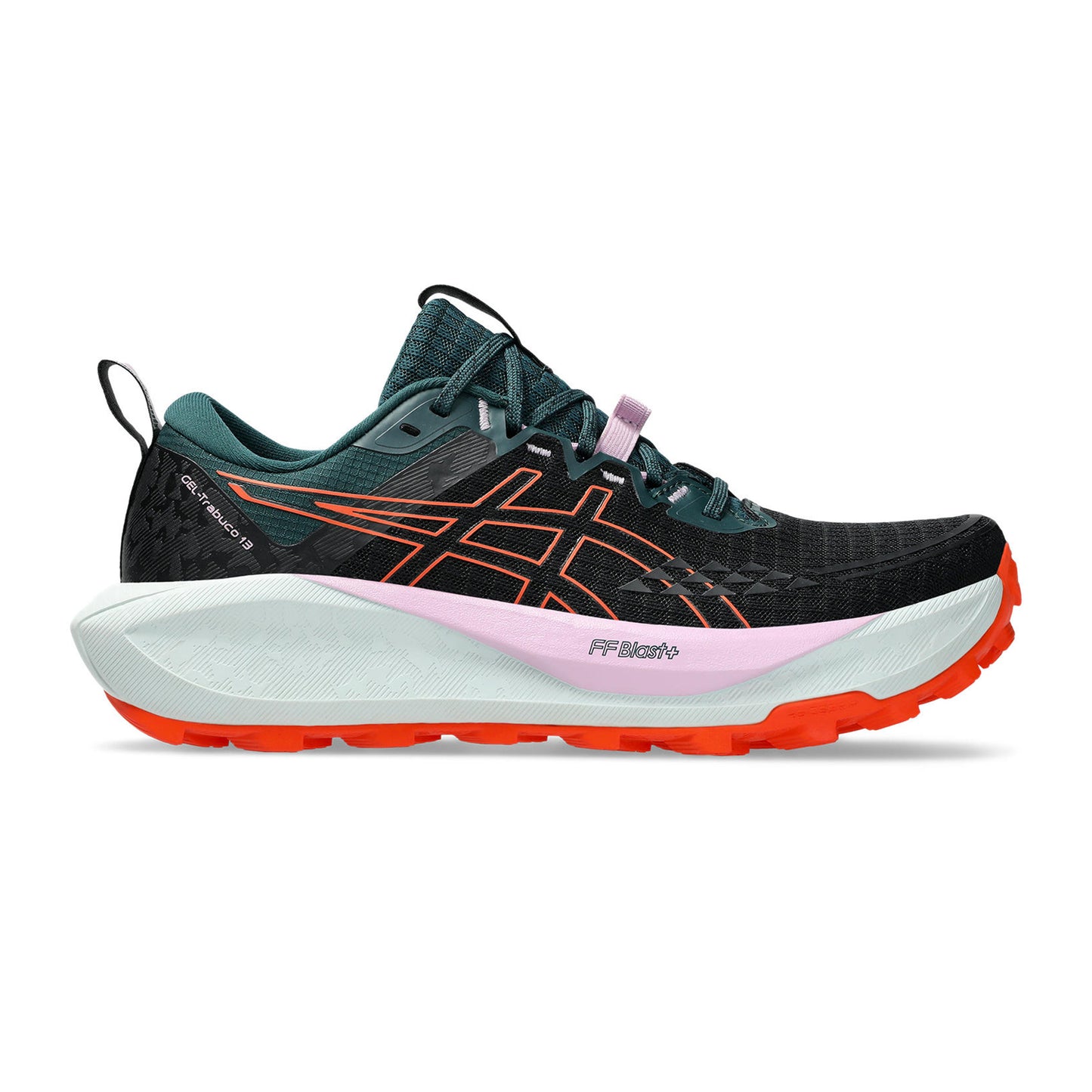 ASICS Gel-Trabuco 13 Zapatilla Trail Mujeres-Negro,Naranja