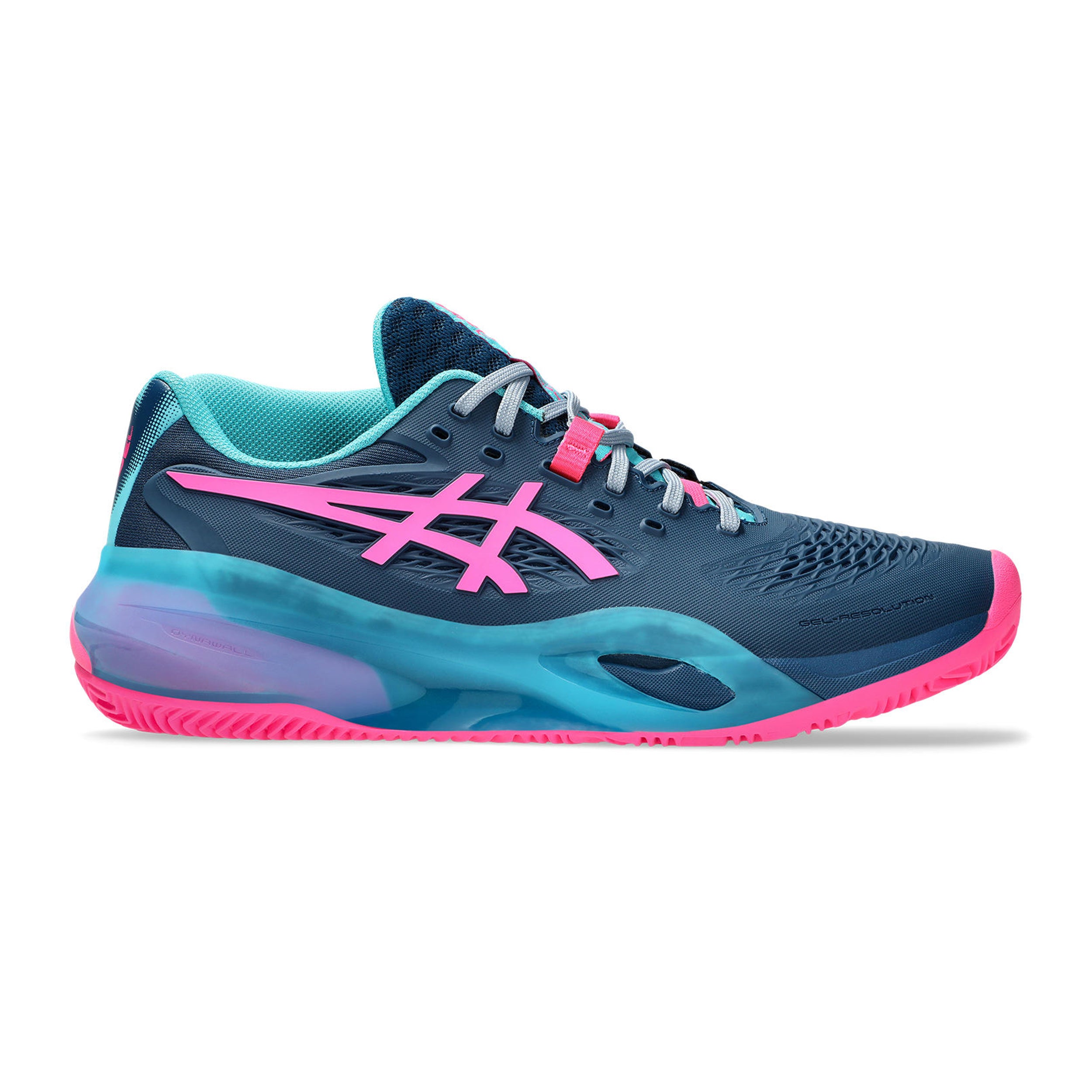 ASICS Gel-Resolution X Zapatilla de pádel Hombres - color petróleo, rosa
