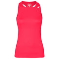Club Camiseta De Tirantes Mujeres-Coral,Blanco