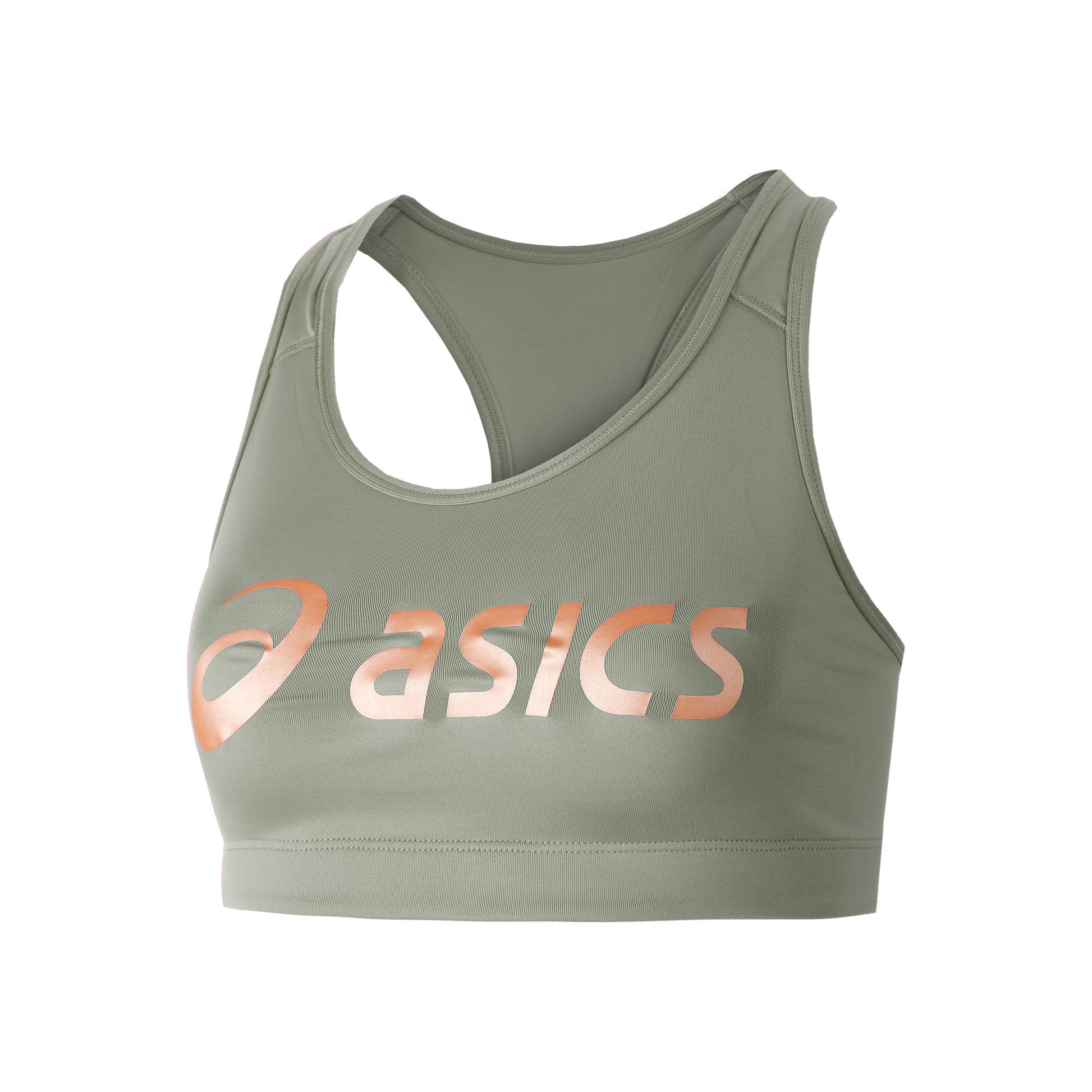 ASICS Sakura Spiral Sujetador Deportivo Mujeres-Gris,Albaricoque