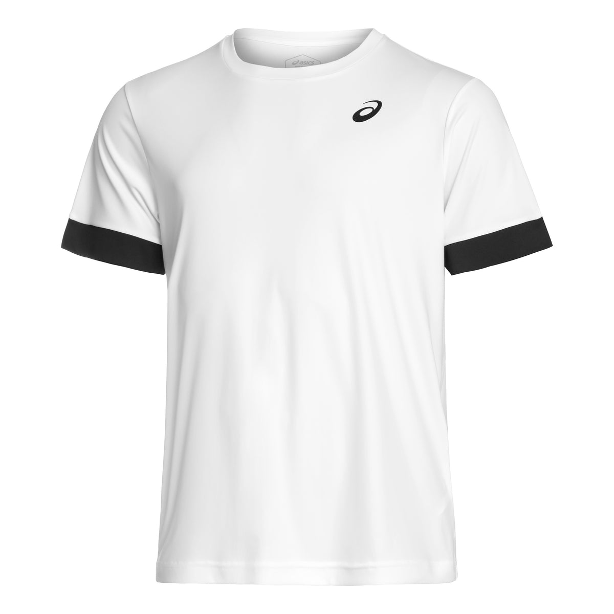 ASICS Court Camiseta de manga corta Hombres - blanco, azul oscuro