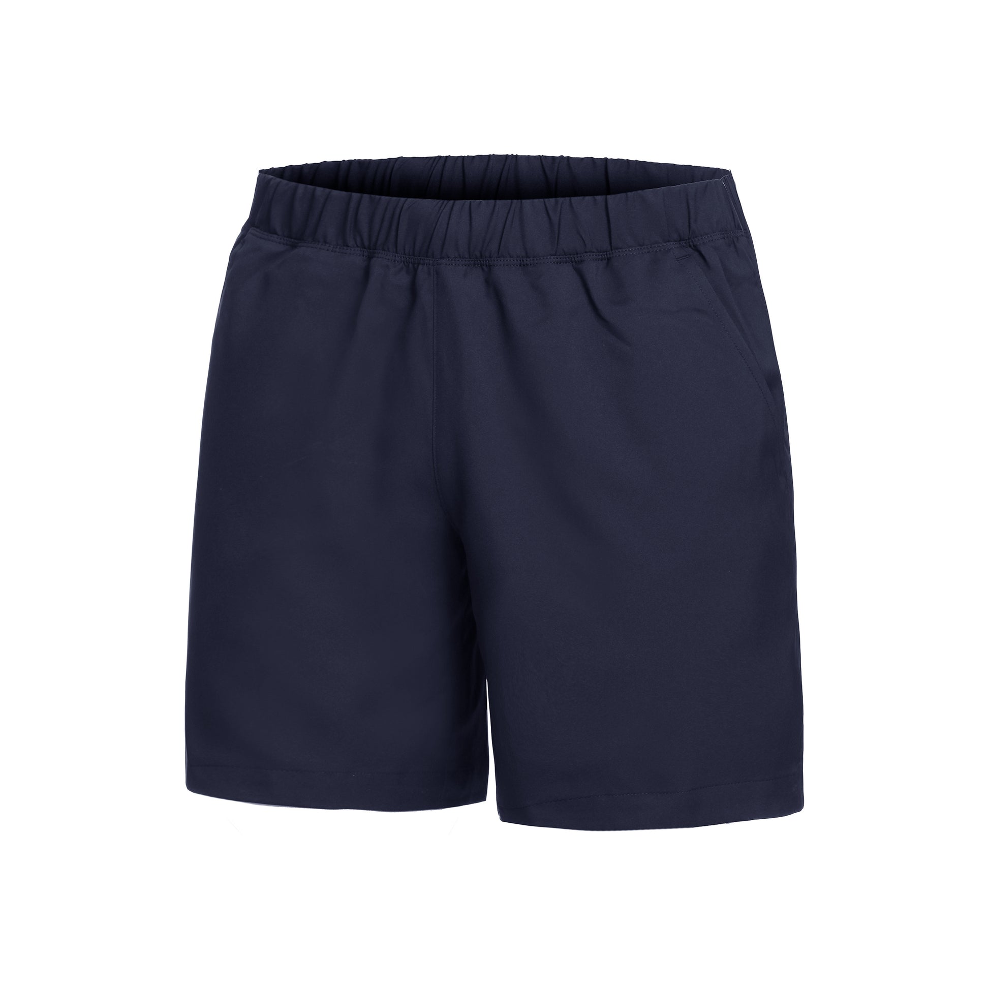 ASICS Court 7in Shorts Hombres-Azul Oscuro,Blanco