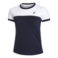 Court Camiseta de manga corta Mujeres - azul oscuro, blanco