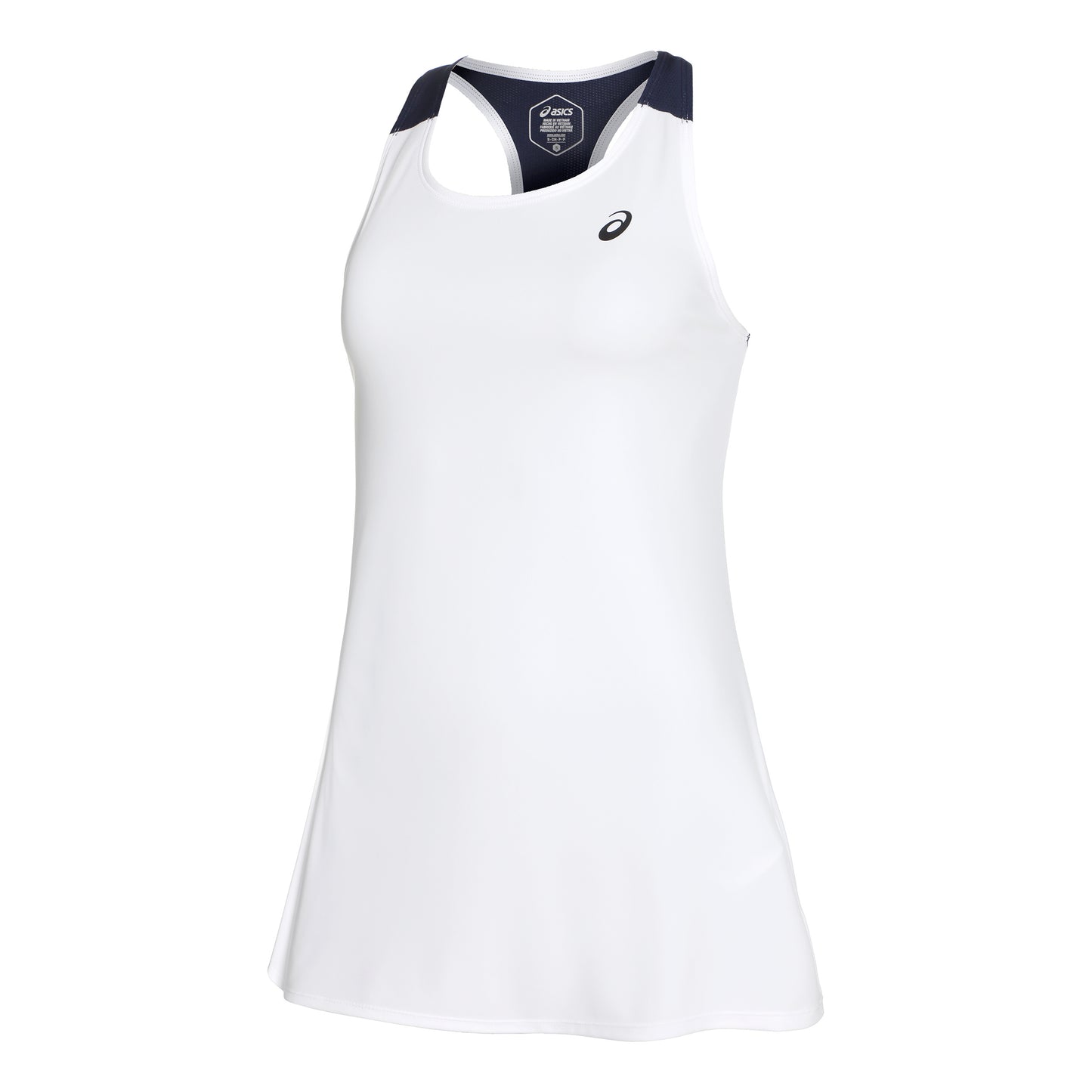 ASICS Court Vestido Mujeres - blanco, azul oscuro