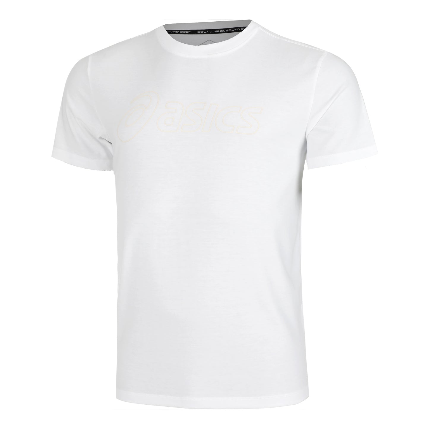 ASICS Logo Camiseta de manga corta Hombres - blanco,
