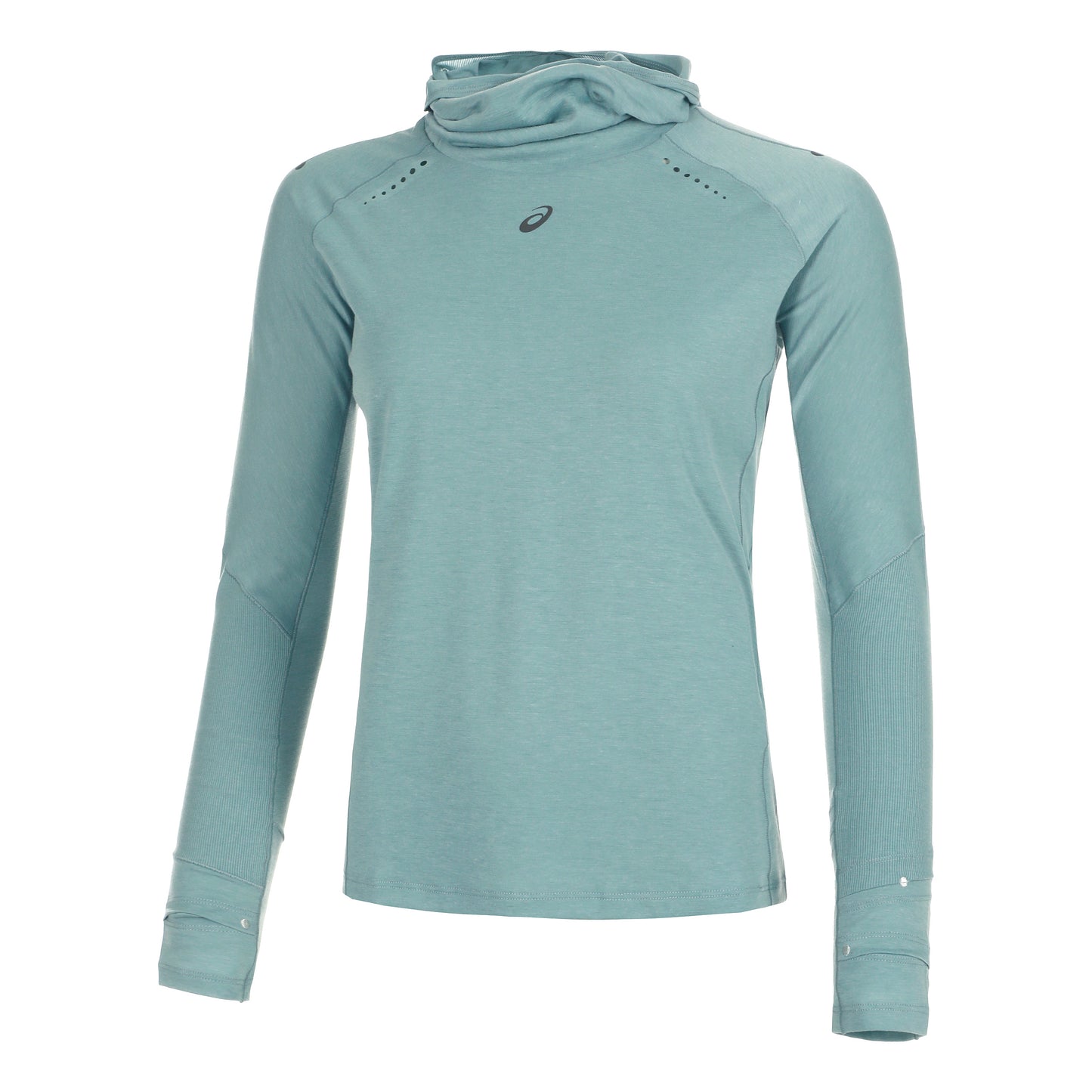 ASICS Metarun Winter Sudadera con capucha Mujeres - salvia,