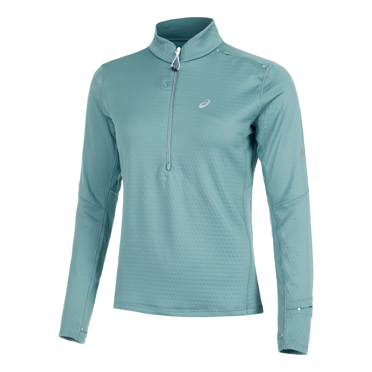 ASICS Road Winter 1/2 Zip Mid Layer Camiseta De Running Mujeres-Salvia