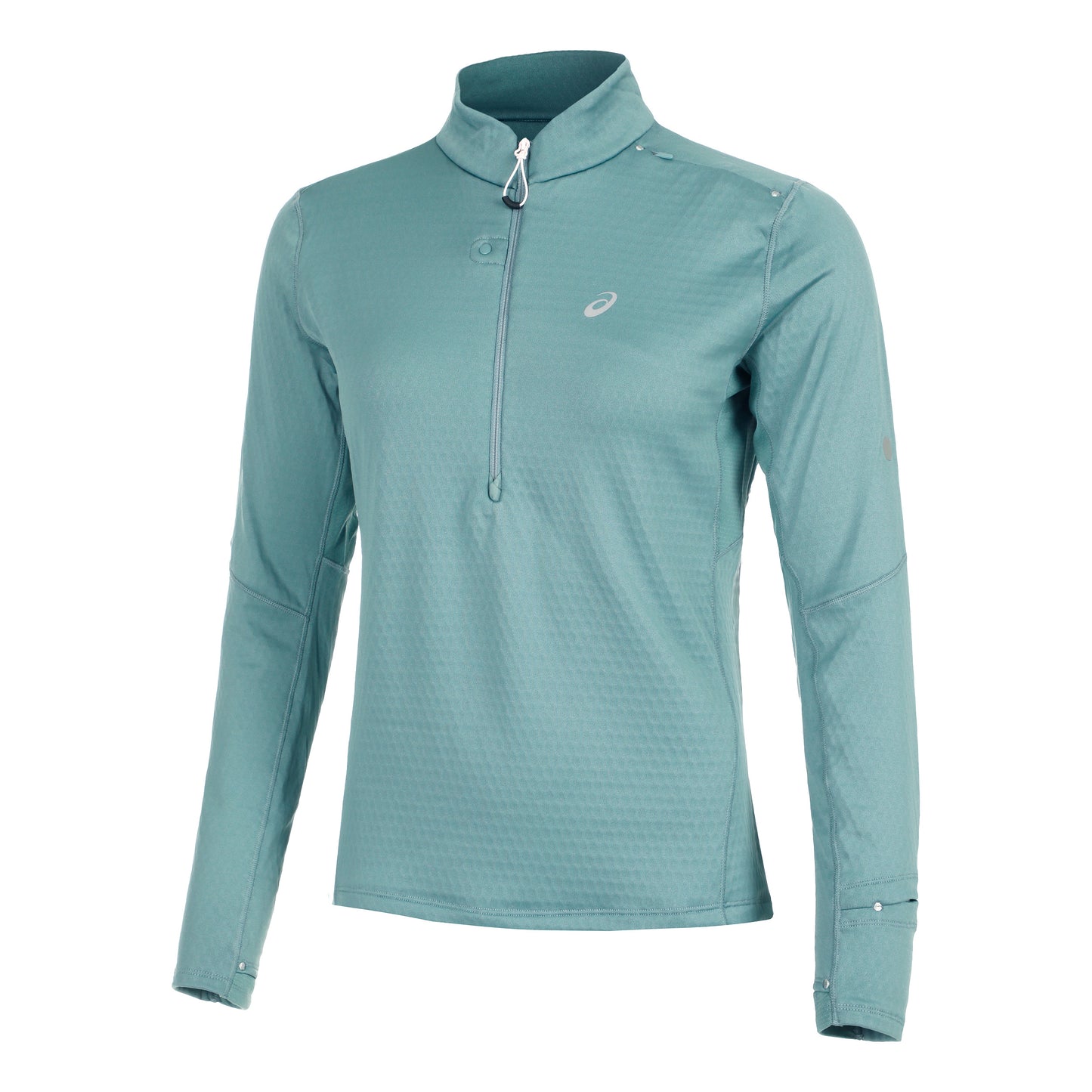 ASICS Road Winter 1/2 Zip Mid Layer Camiseta De Running Mujeres-Salvia