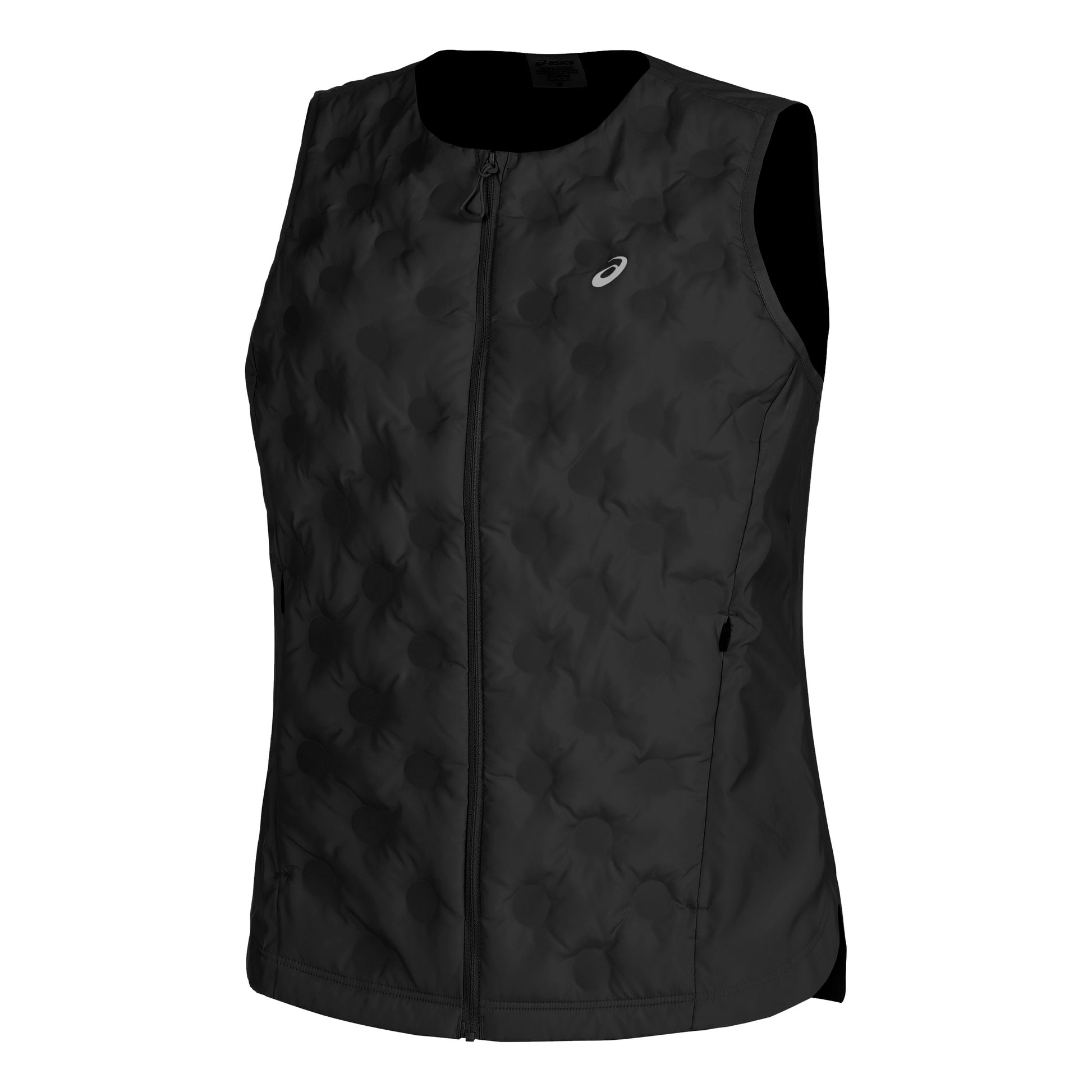 ASICS Nagino Run Padded Gilet Chalecos para correr Mujeres - negro,