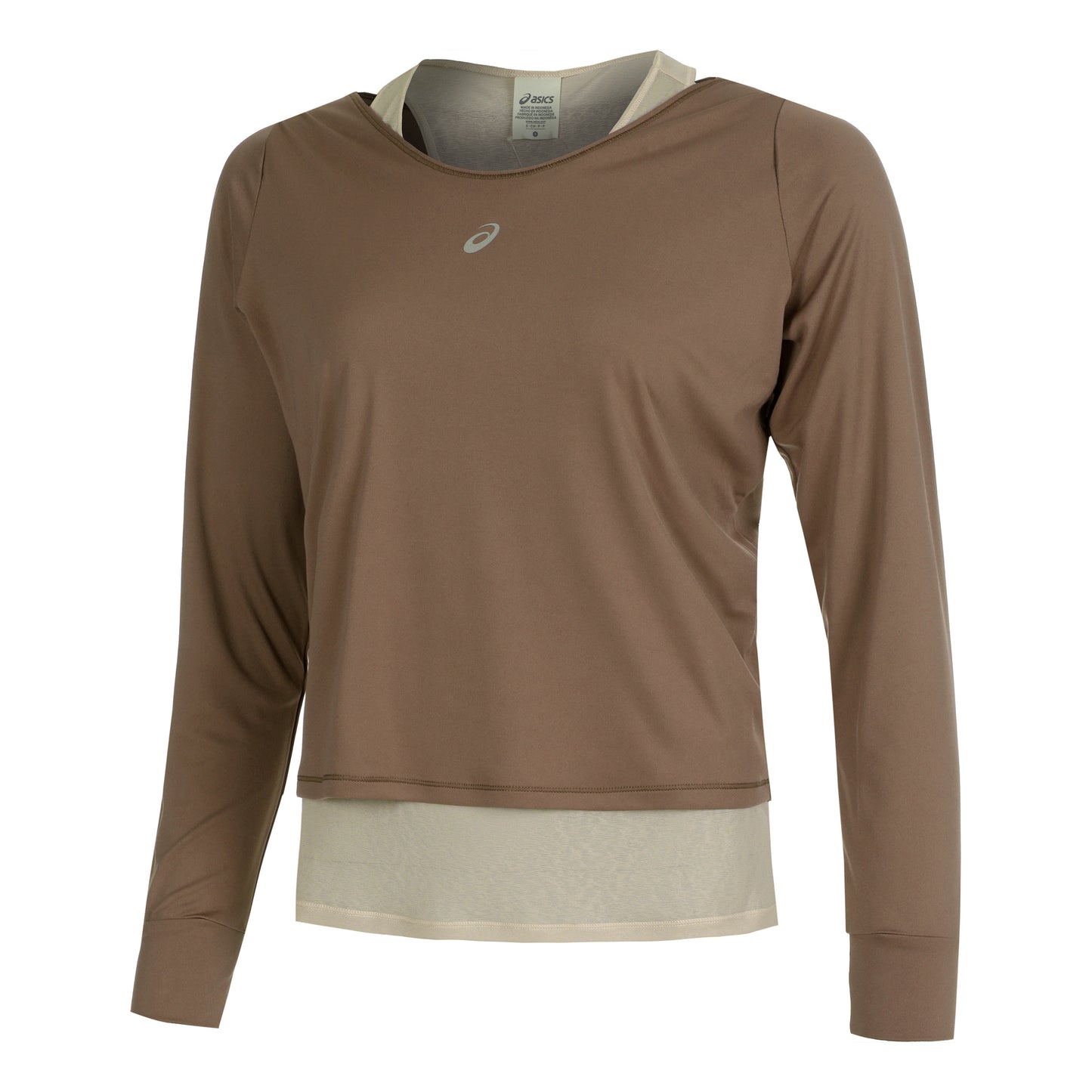 ASICS Nagino Run Camiseta de running Mujeres - beige, crema