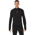 Road Winter Seamless  Camiseta de running Hombres - negro