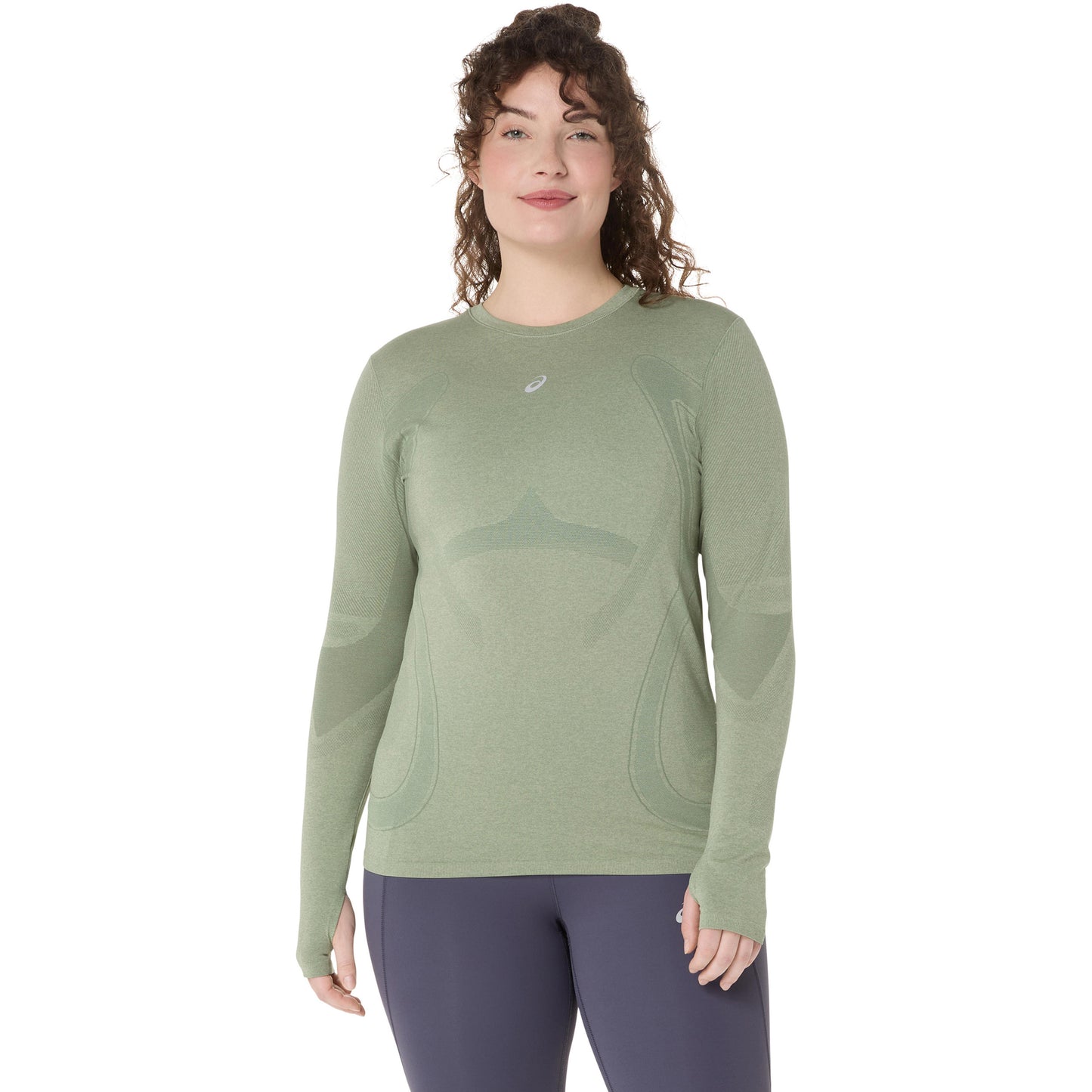 ASICS Road Seamless  Camiseta de running Mujeres - gris, azul