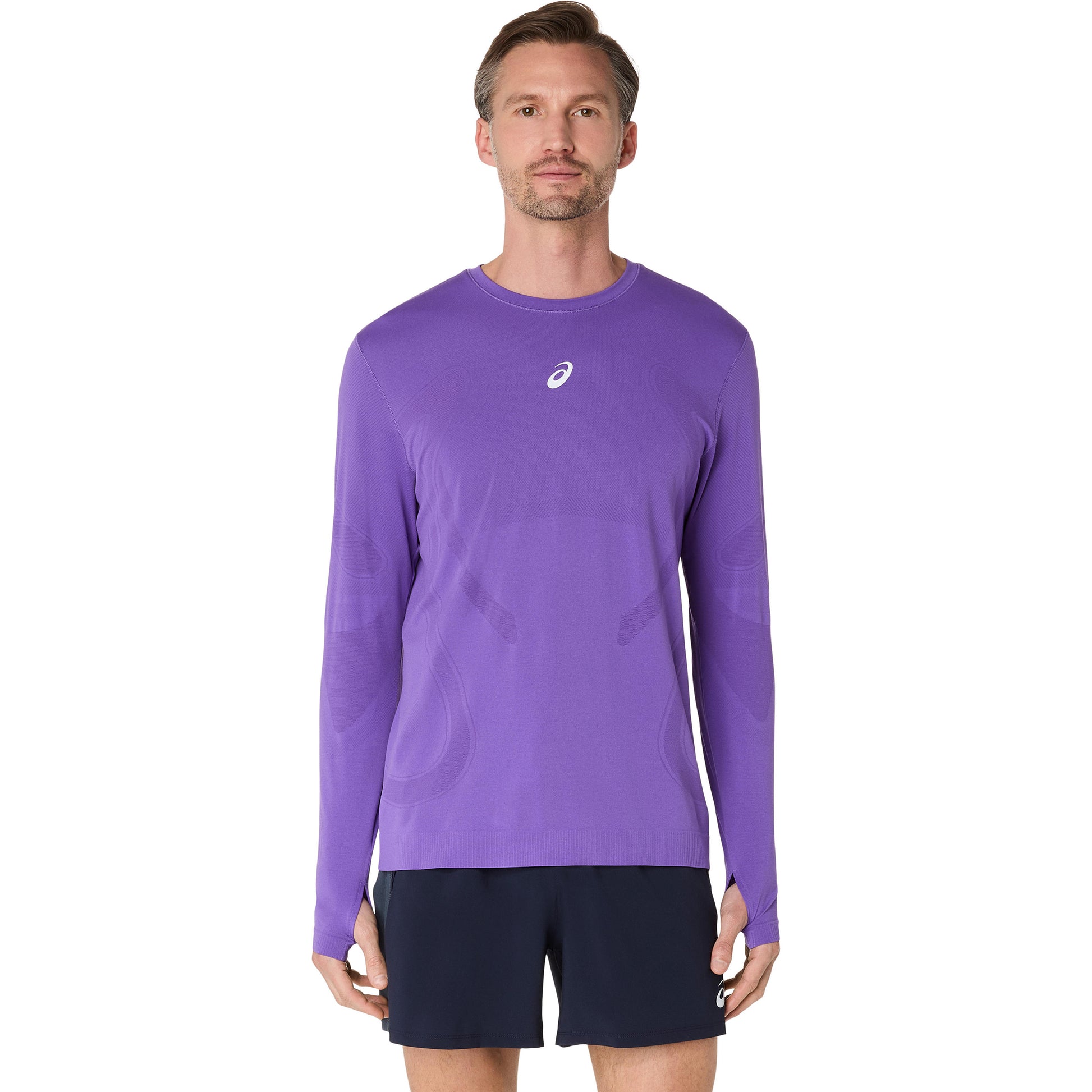 ASICS Road Seamless Camiseta de running Hombres-lila