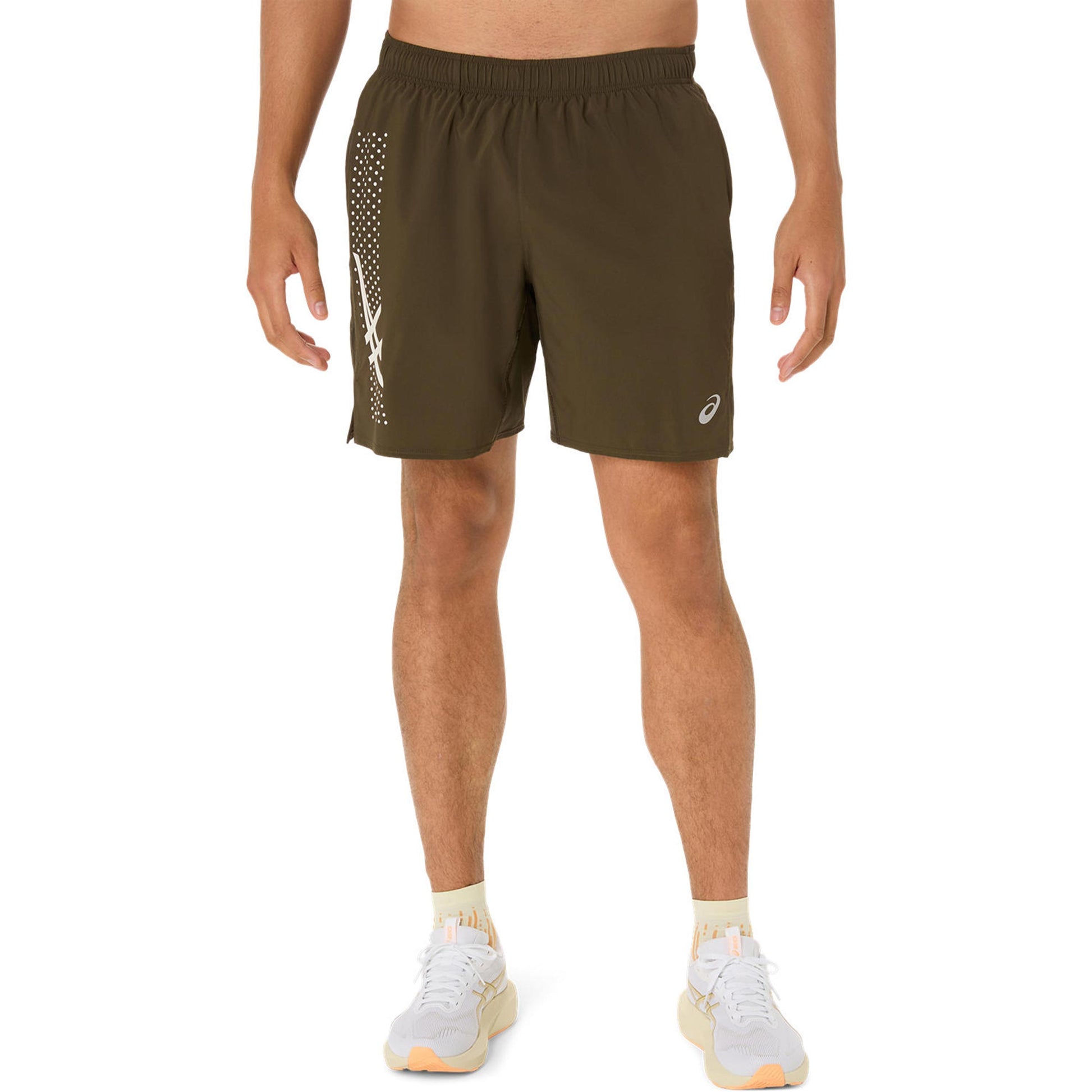ASICS Icon 7in Pantalones Cortos Hombres-Marrón