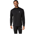 Core 1/2 Zip Winter  Camiseta de running Hombres - negro