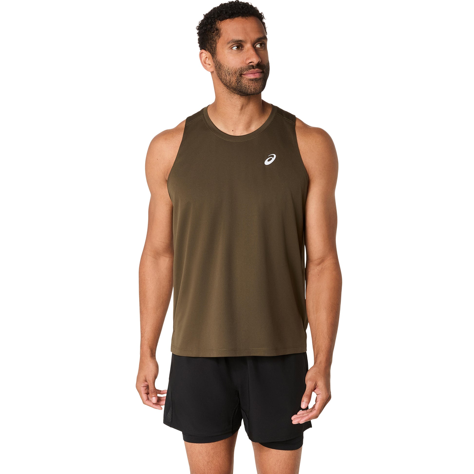 ASICS Core  Camiseta de running Hombres - marrón