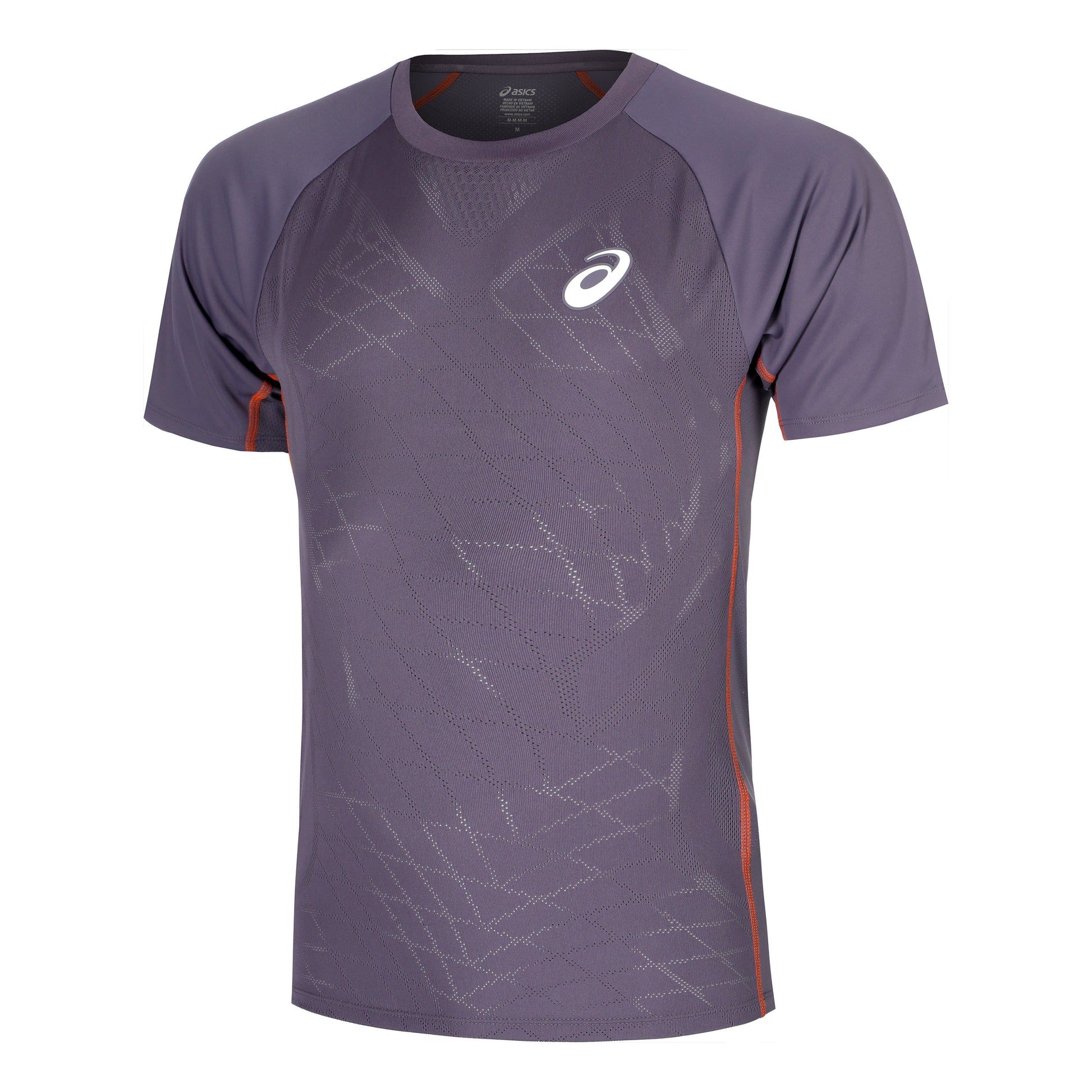 ASICS Match Actibreeze Camiseta De Manga Corta Hombres-Lila