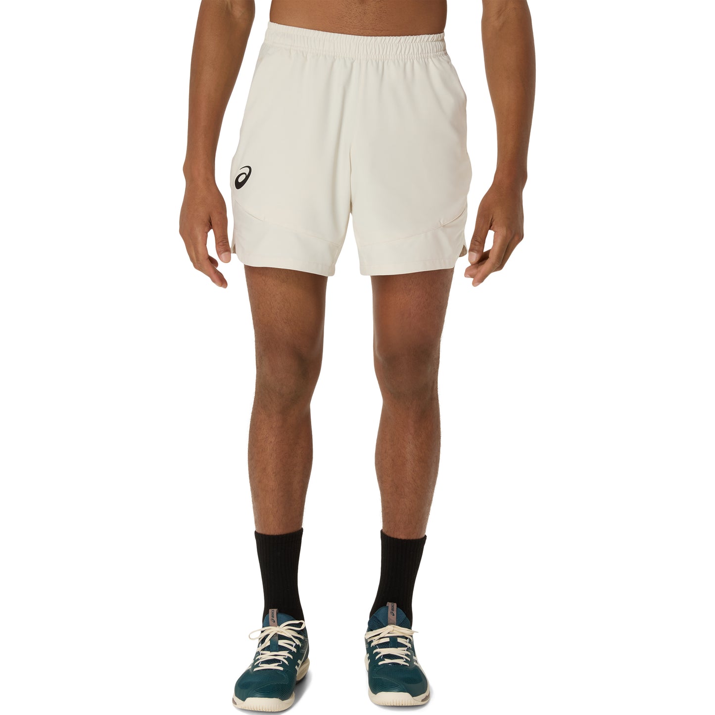ASICS Match 7in Shorts Hombres-Beige