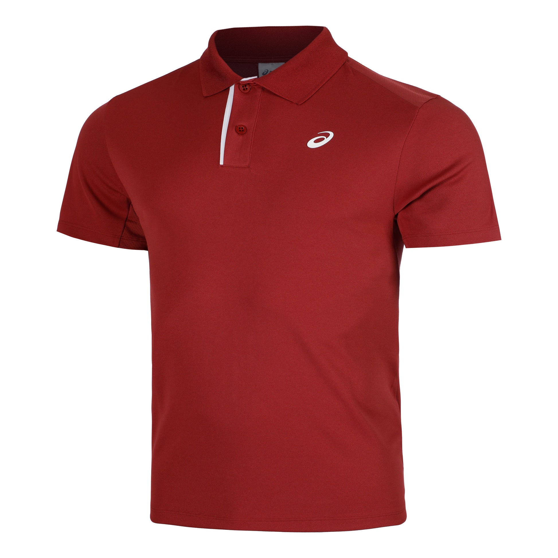 ASICS Court Polo Hombres-rojo