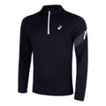 Icon 1/2 Zip Camiseta De Running Hombres-Azul Oscuro
